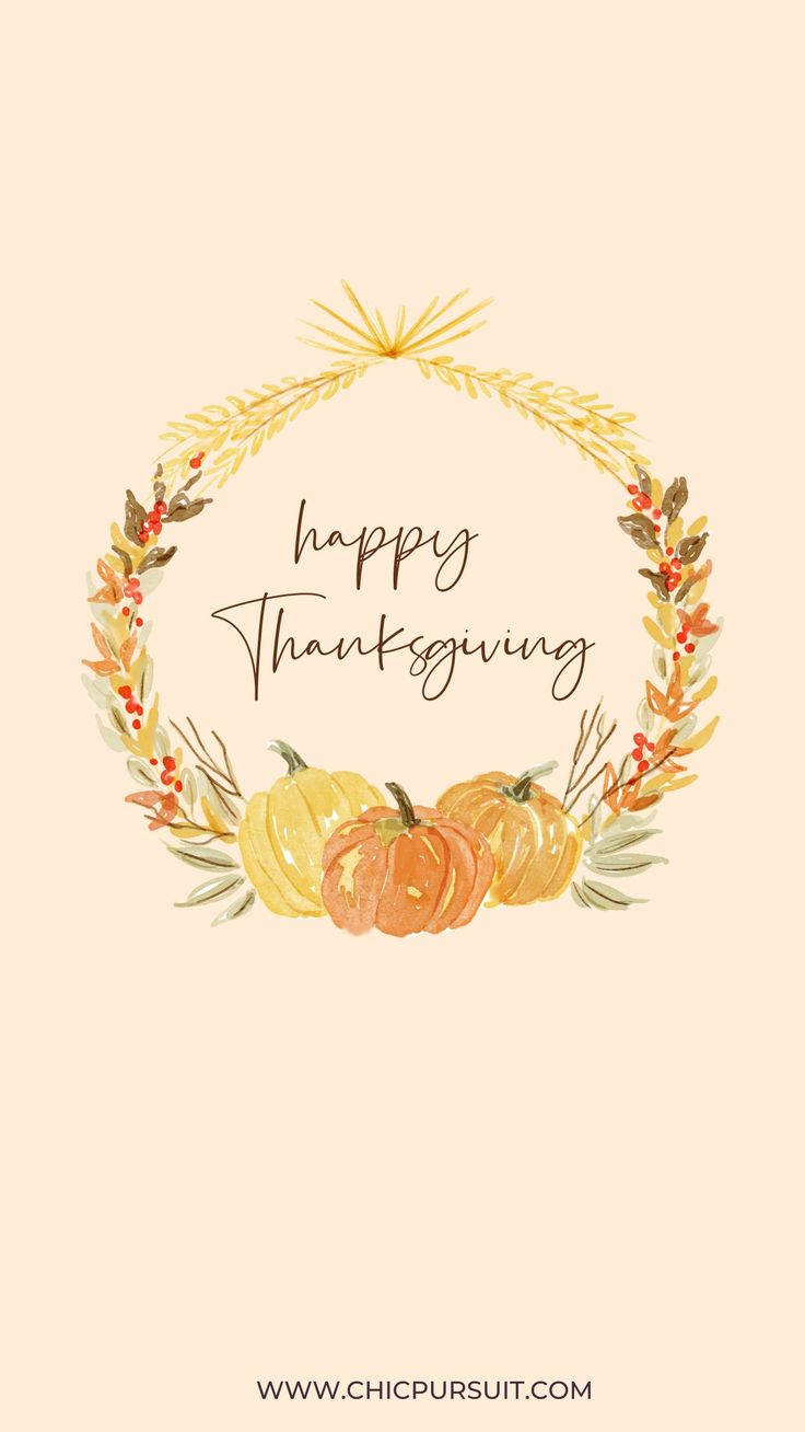 Thanksgiving Cute iPhone Wallpapers Wallpaper Cave