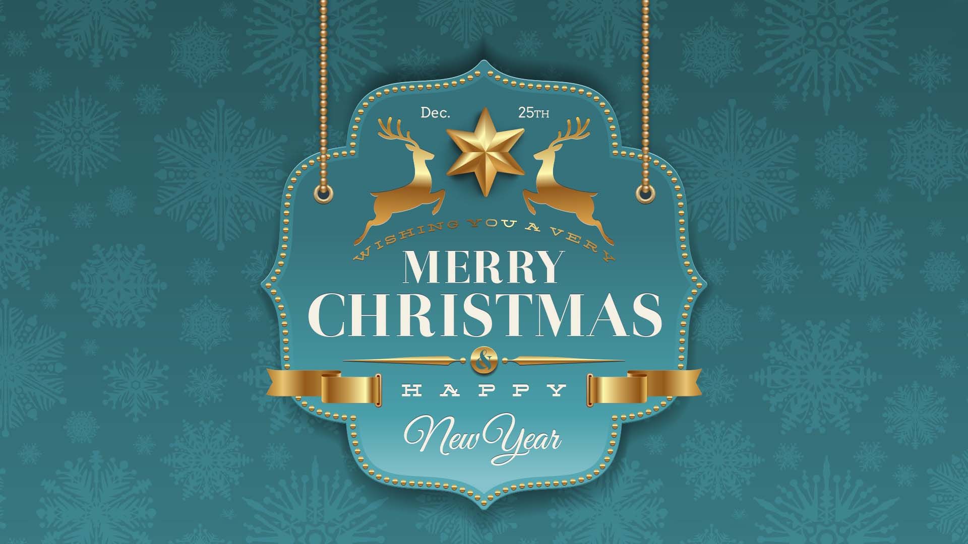 Blue Gold Christmas Wallpapers Wallpaper Cave