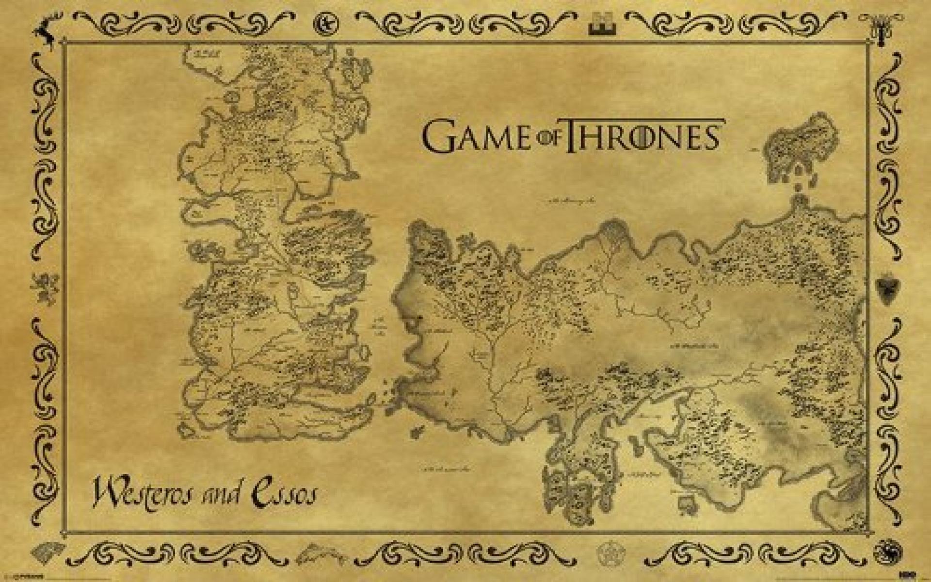 Westeros Map Wallpapers Wallpaper Cave