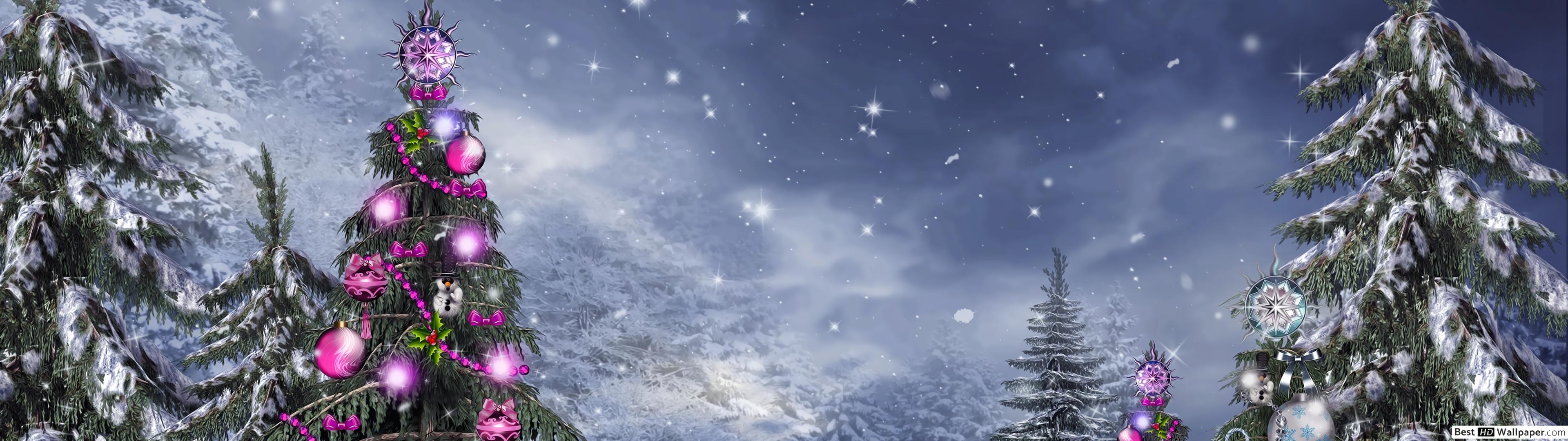 3840x1080 Christmas Dual Wallpapers Wallpaper Cave