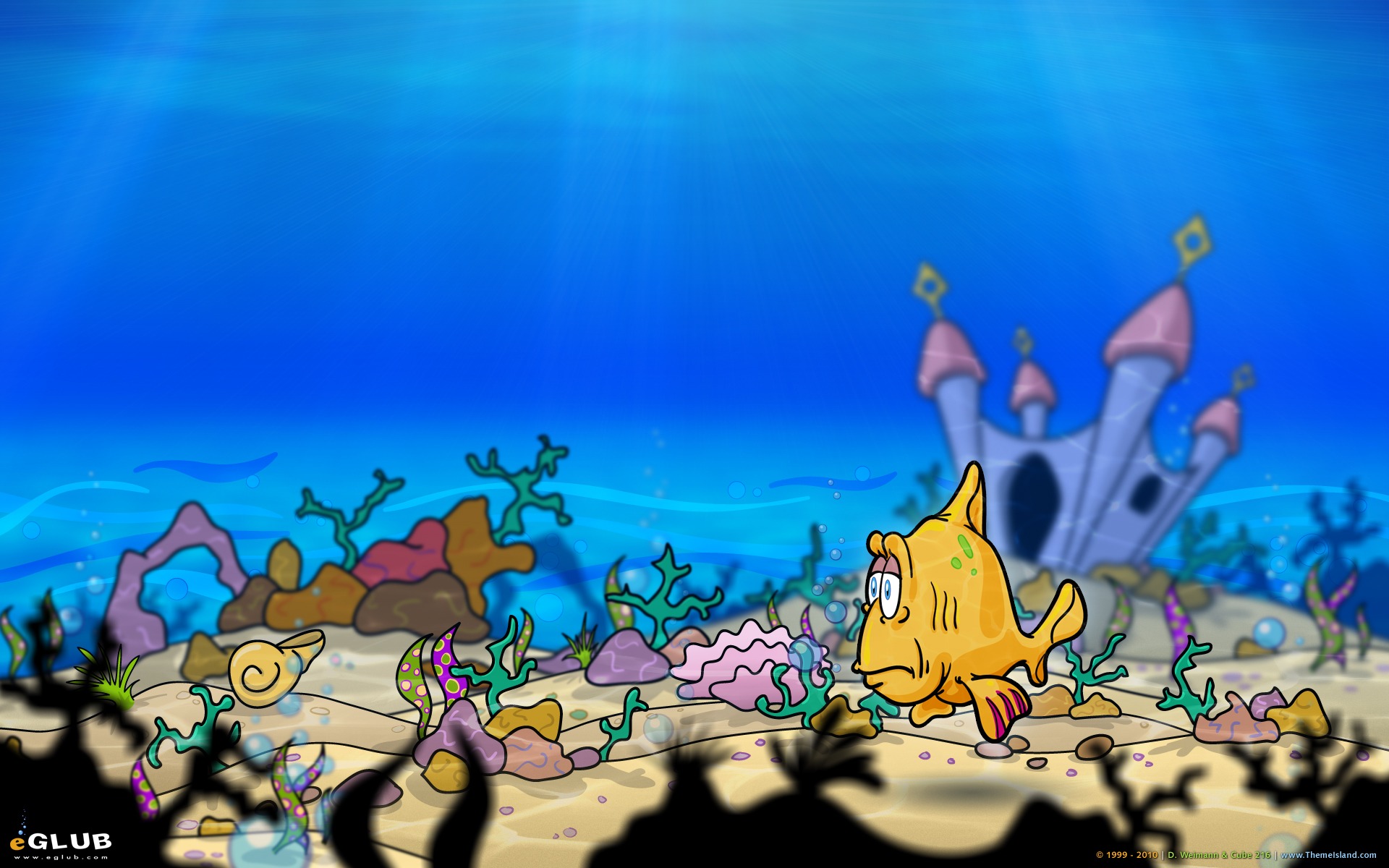 Underwater Cartoon Wallpapers Wallpaper Cave