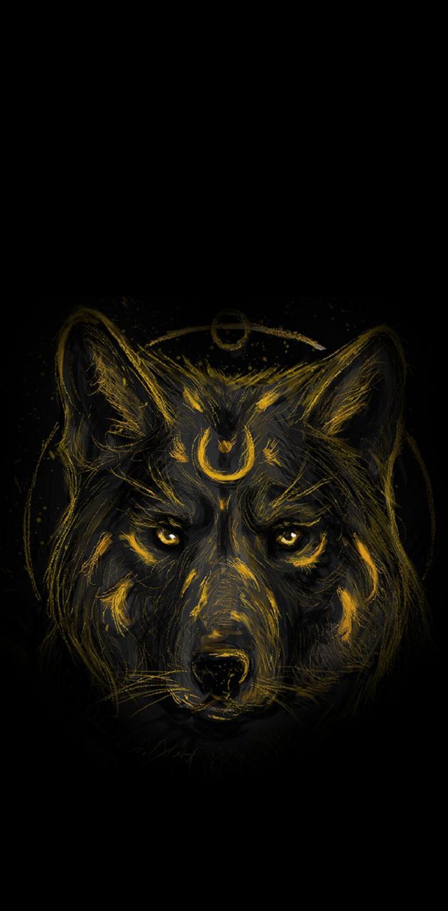 Golden Wolf Wallpapers Wallpaper Cave