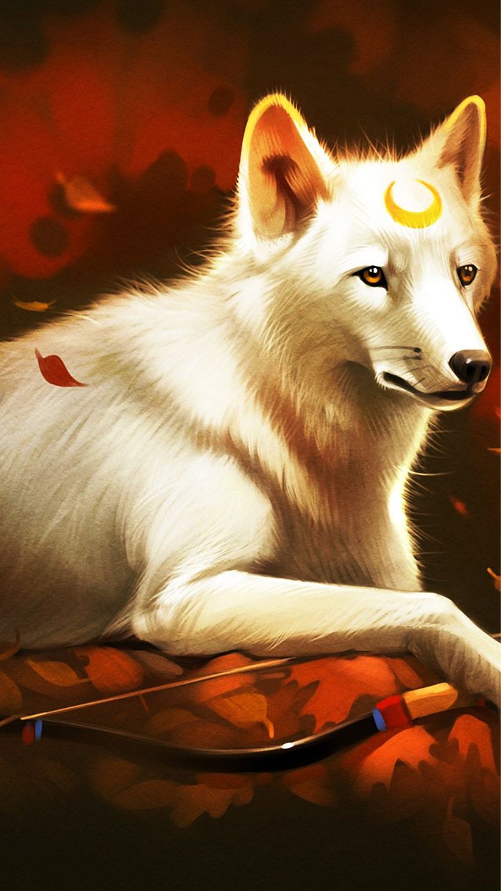Golden Wolf Wallpapers Wallpaper Cave