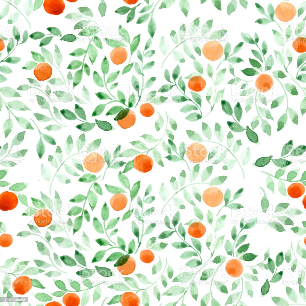 Green Orange Pattern Wallpapers Wallpaper Cave