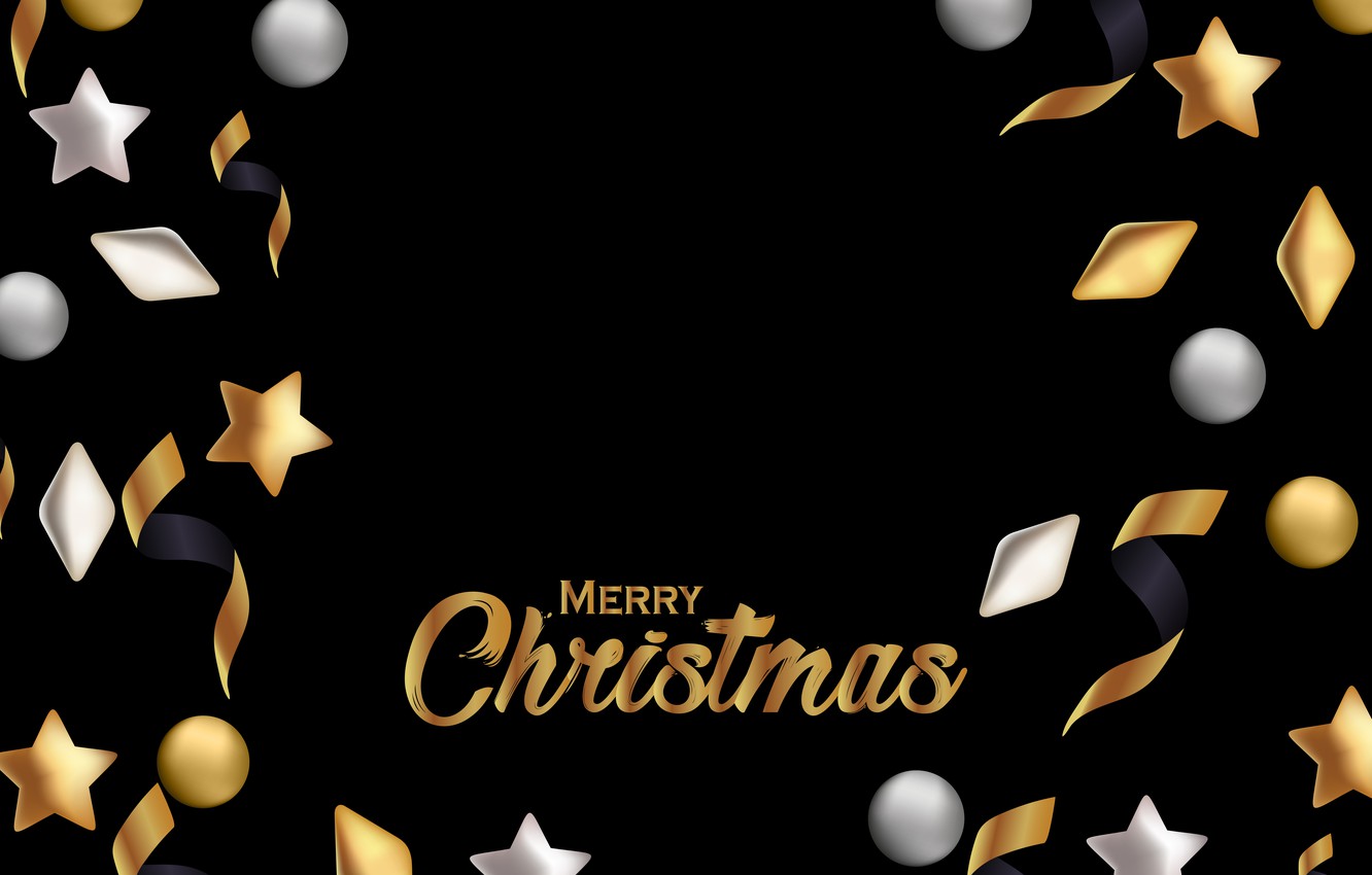 Black Gold Christmas Wallpapers Wallpaper Cave