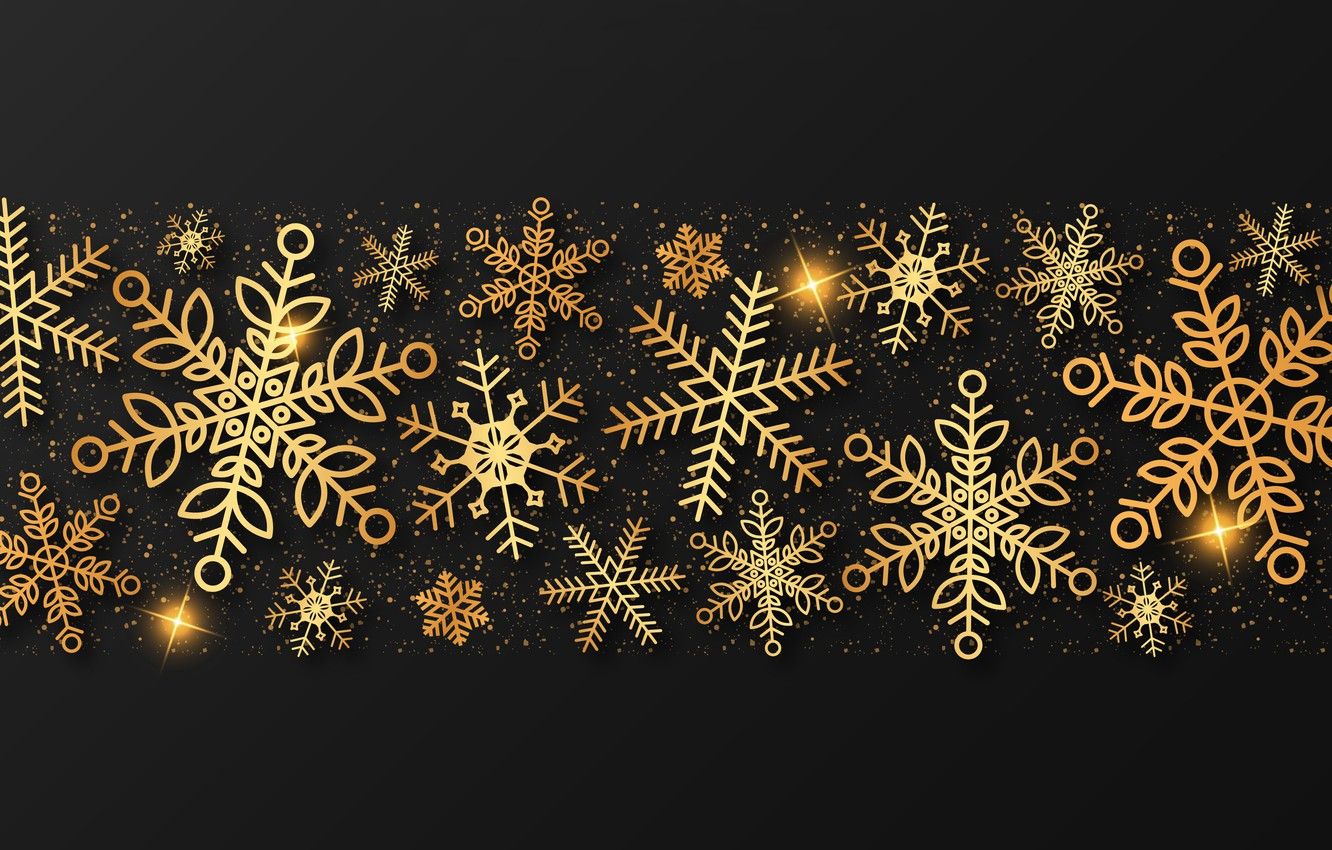 Black Gold Christmas Wallpapers Wallpaper Cave
