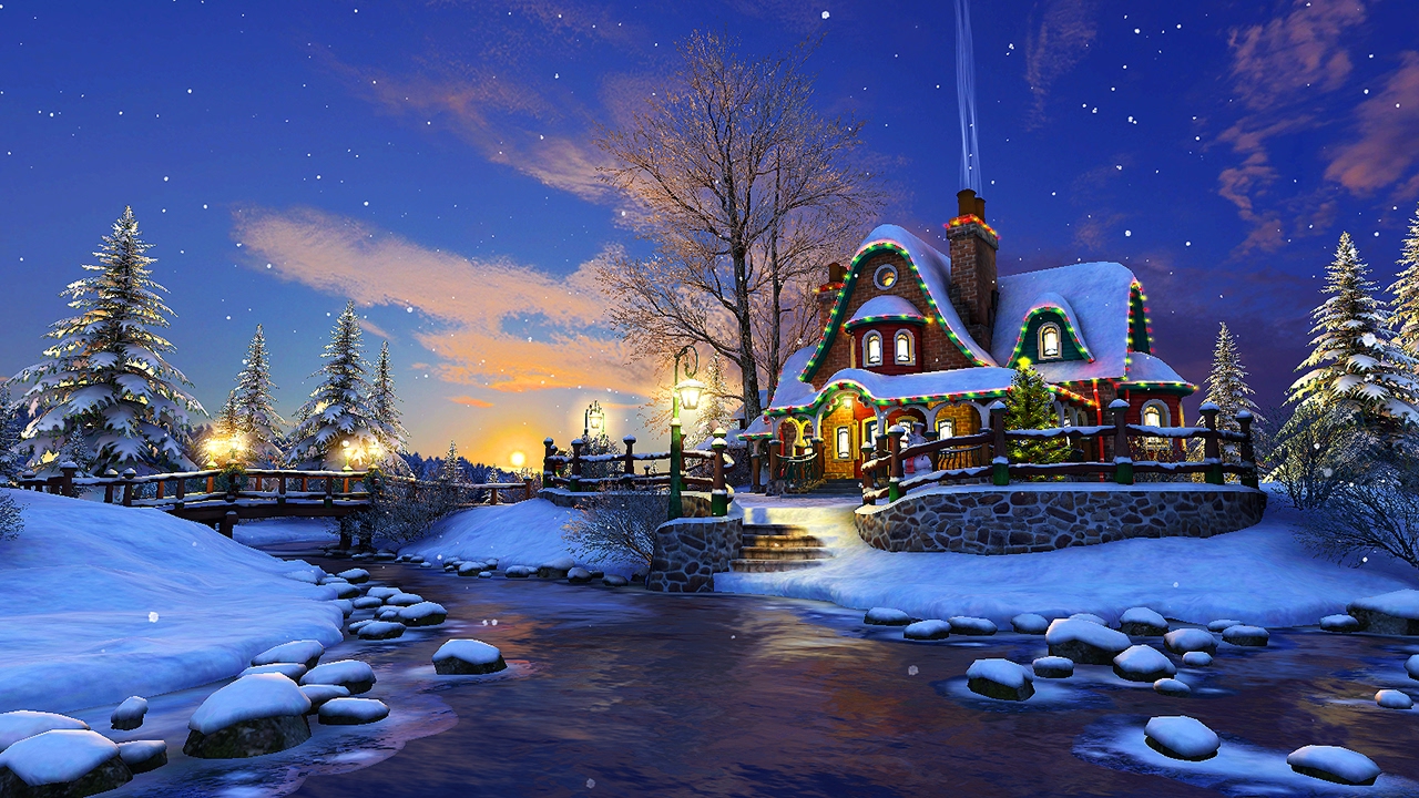 3D Christmas Wallpapers - Wallpaper Cave