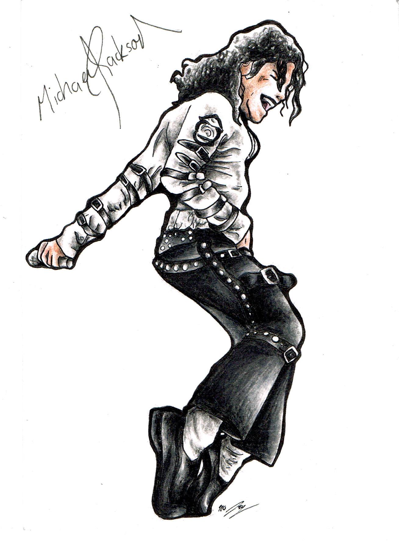 Black Michael Jackson Cartoon Drawings