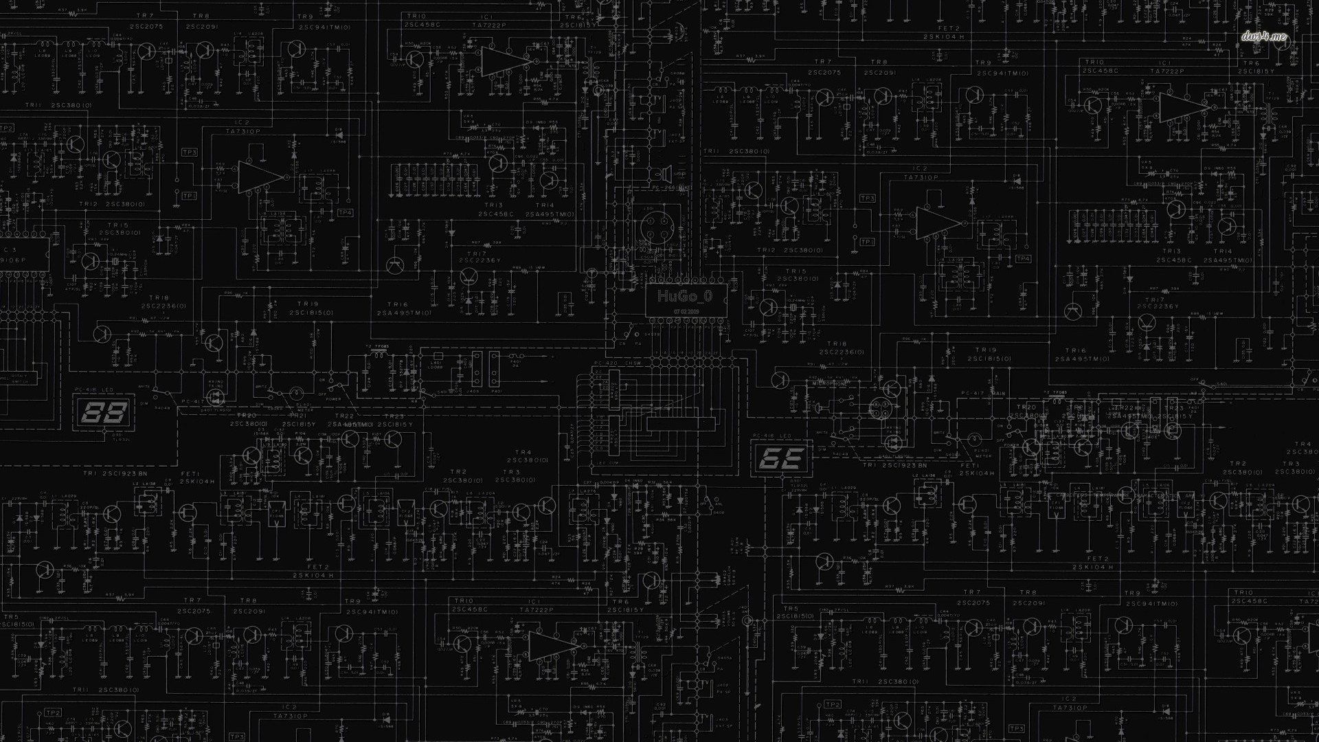 Black Technology Wallpaper Hd