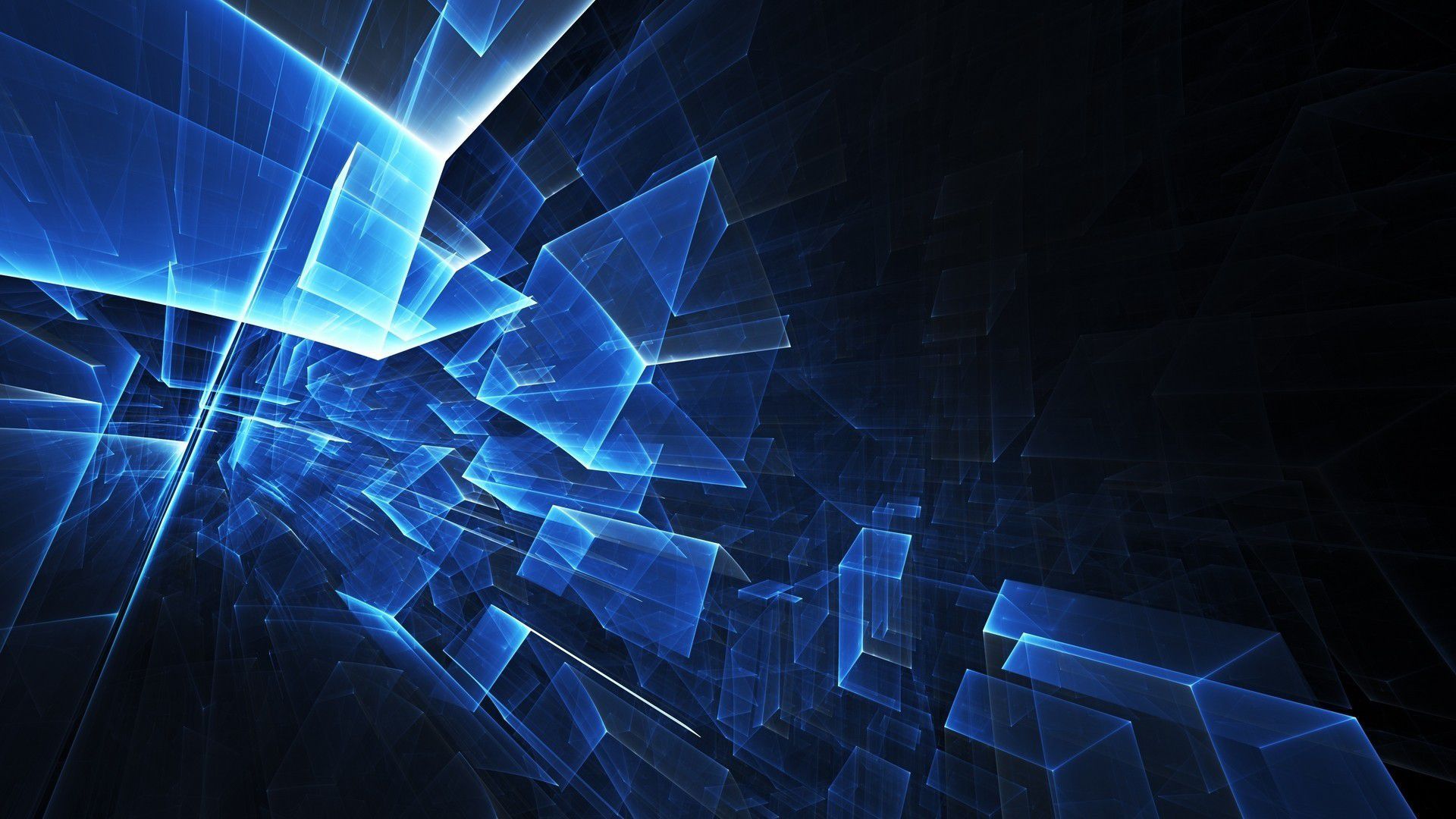 Black And Blue Shards Wallpapers Wallpaper Cave