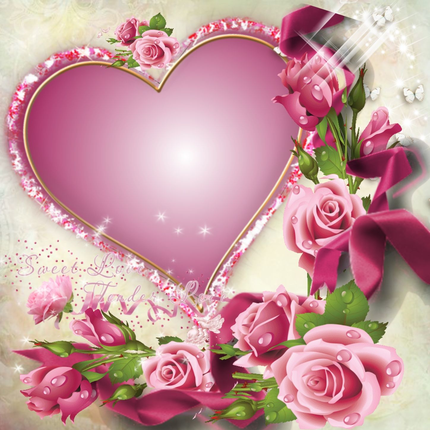 Heart Frames Wallpapers Wallpaper Cave