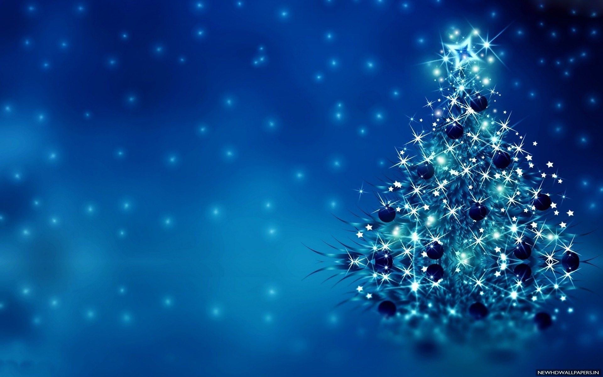 Christmas Blue And Silver Wallpapers Wallpaper Cave