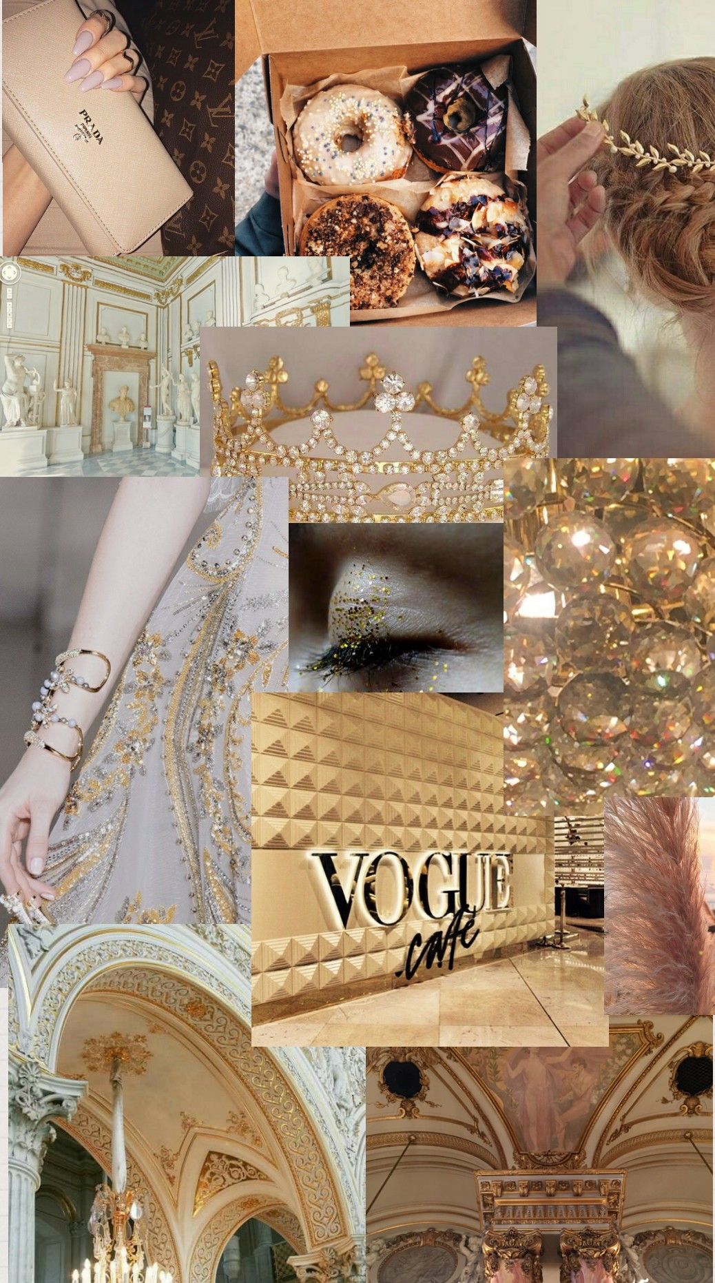 Gold Collage Wallpapers Wallpaper Cave