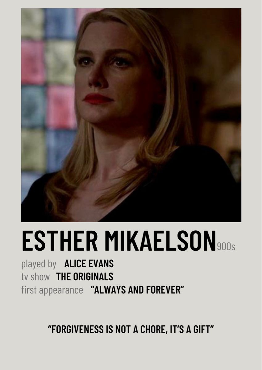 Esther Mikaelson Wallpapers Wallpaper Cave