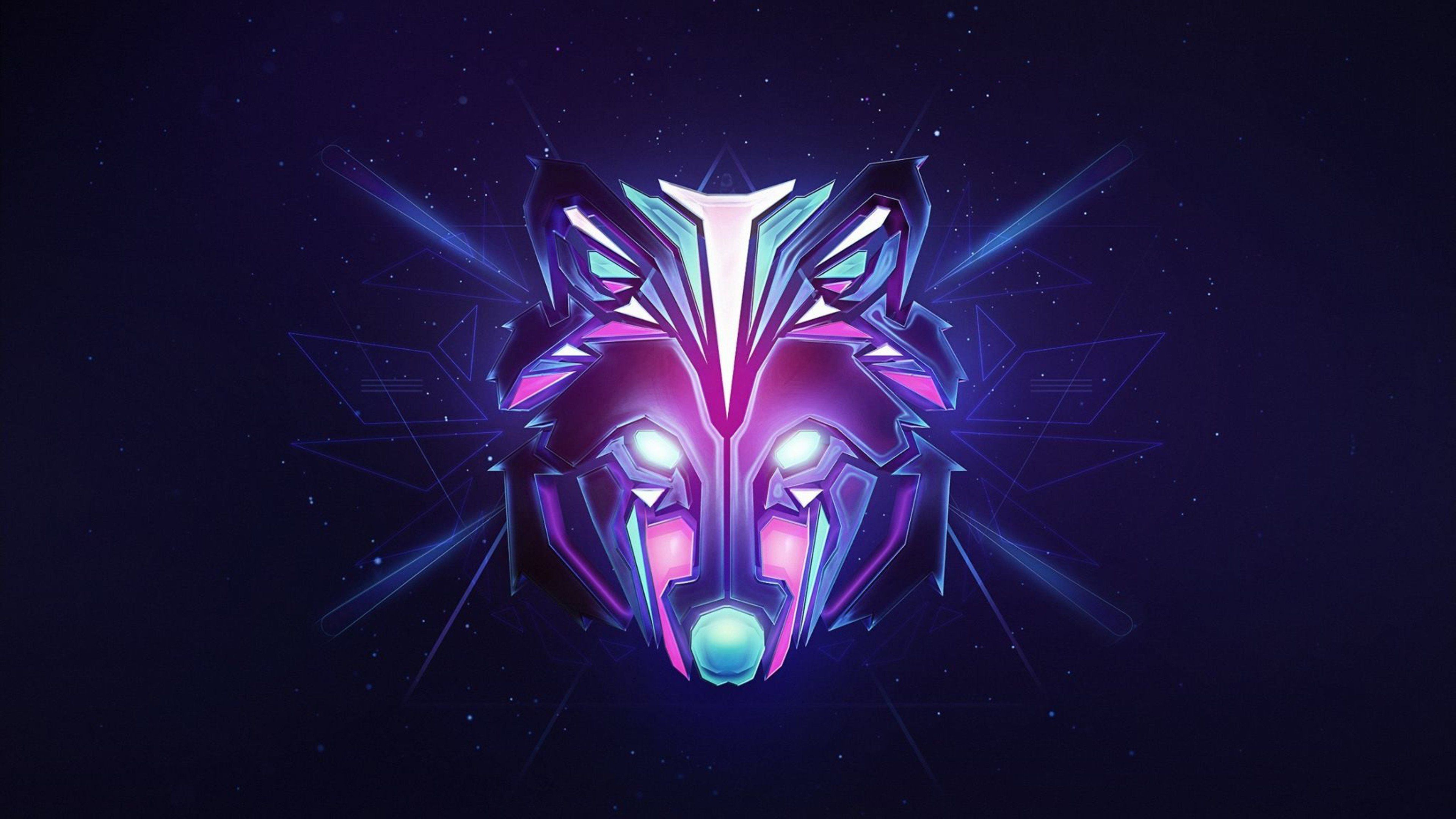 Purple Galaxy Wolf Wallpapers Wallpaper Cave