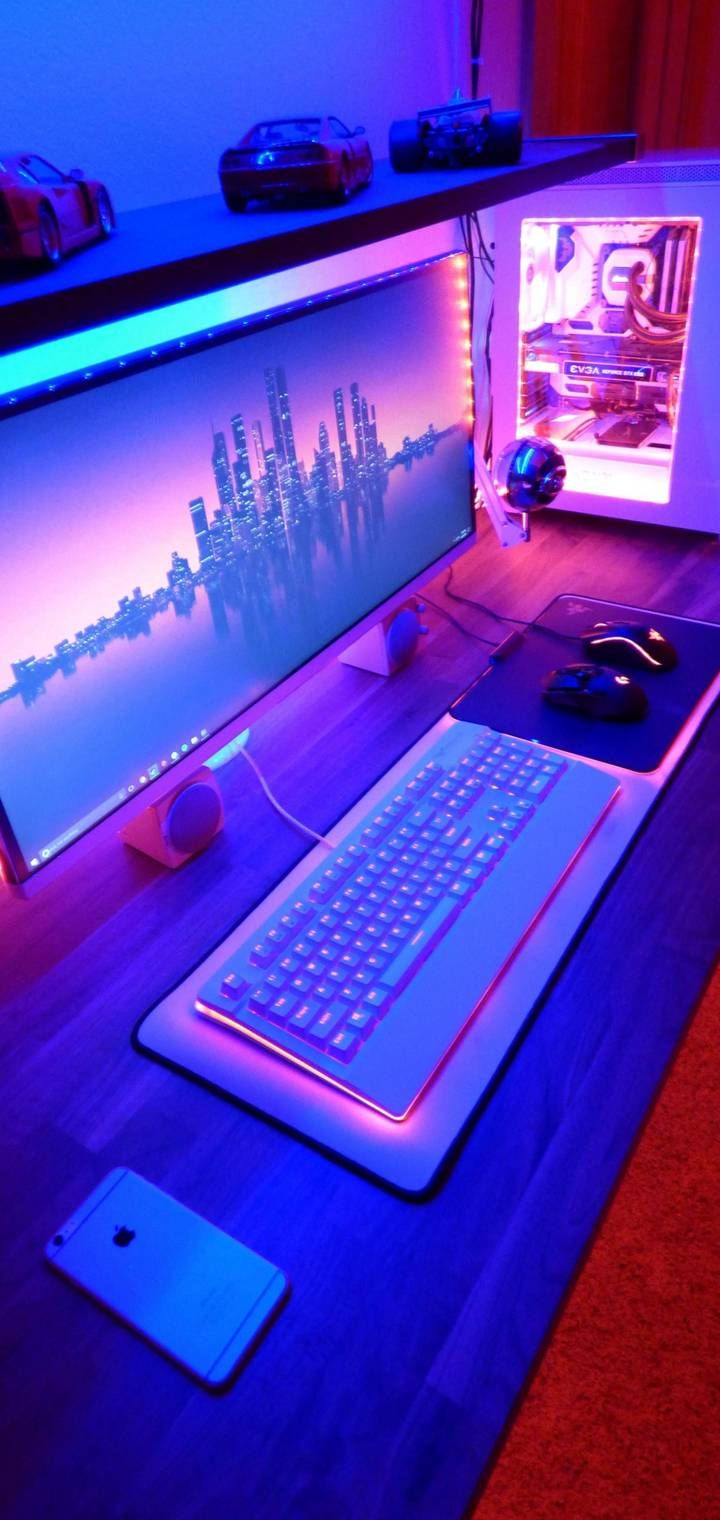 RGB Gaming Setup Wallpapers Wallpaper Cave