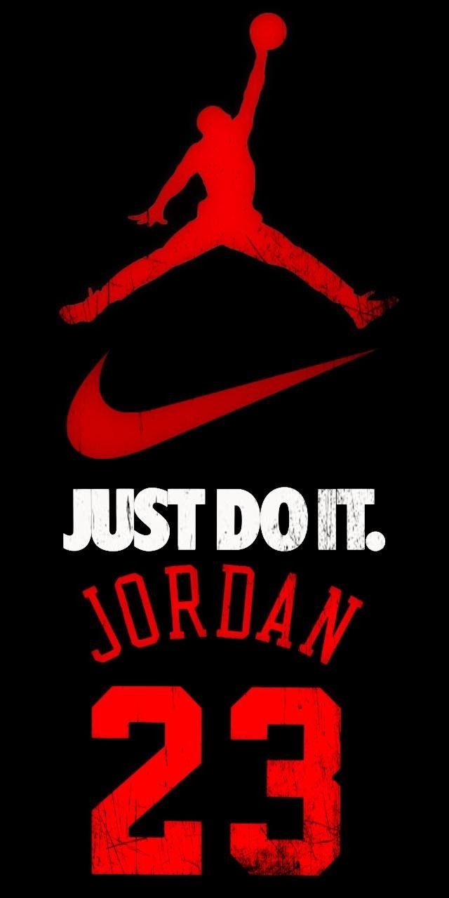 Red Jordan Logo Wallpaper