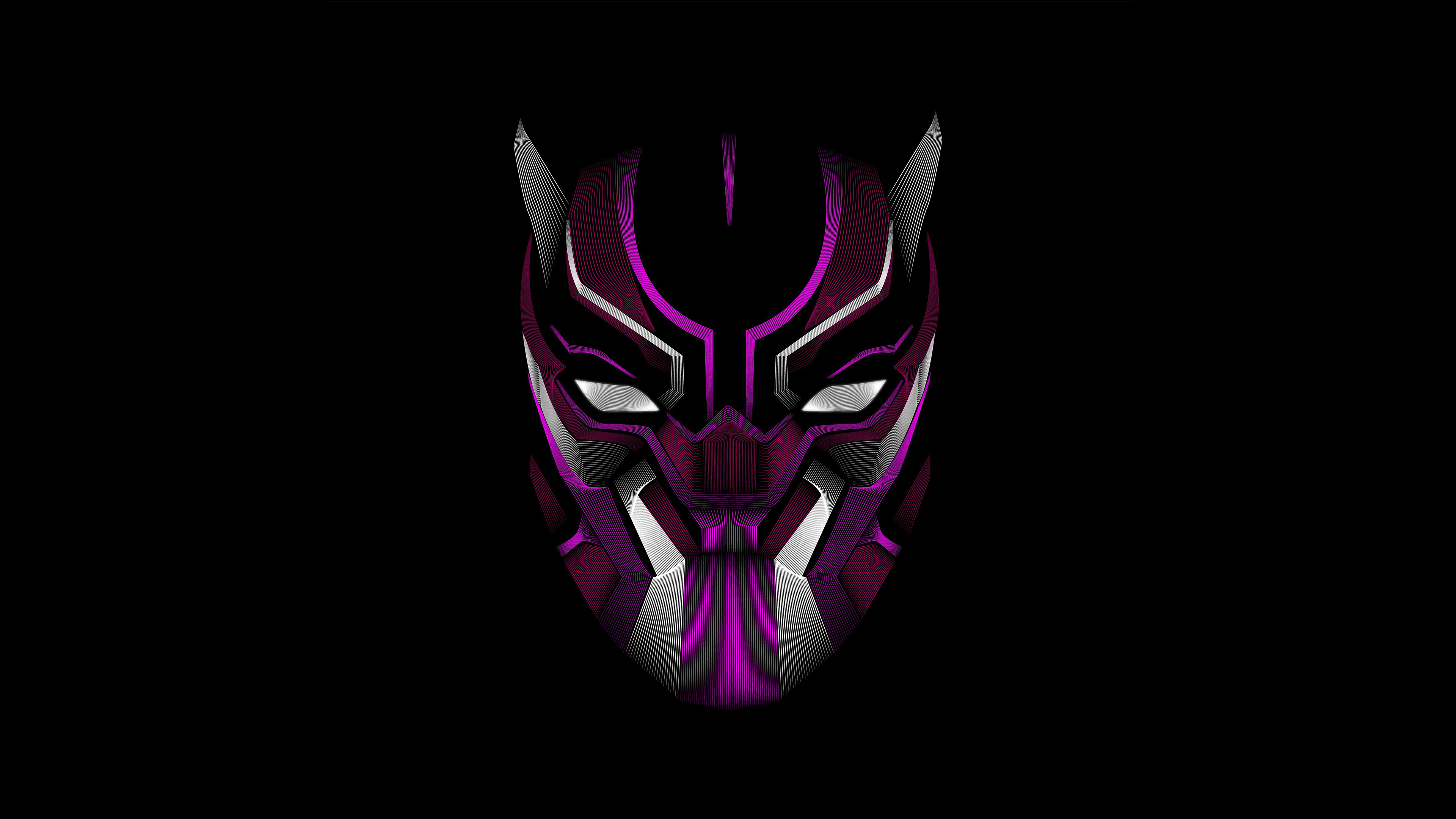 Black Panther Mask Wallpapers Wallpaper Cave