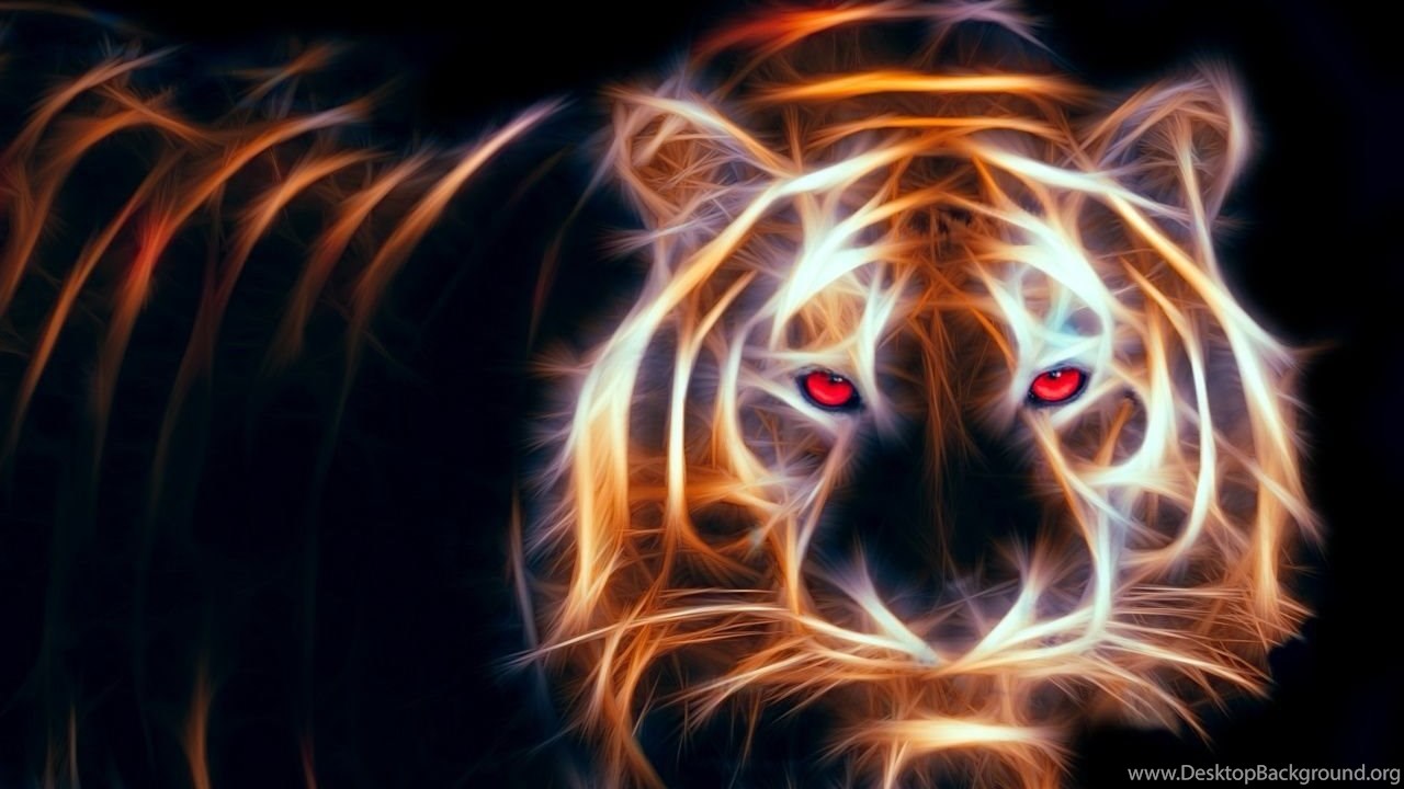Glowing Tigers Wallpapers Wallpaper Cave