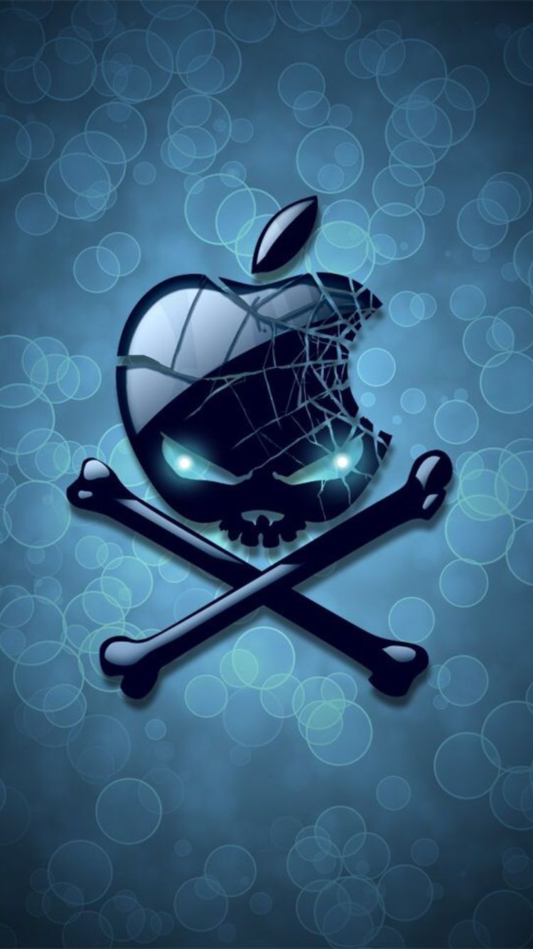 Apple Skull Wallpapers Wallpaper Cave