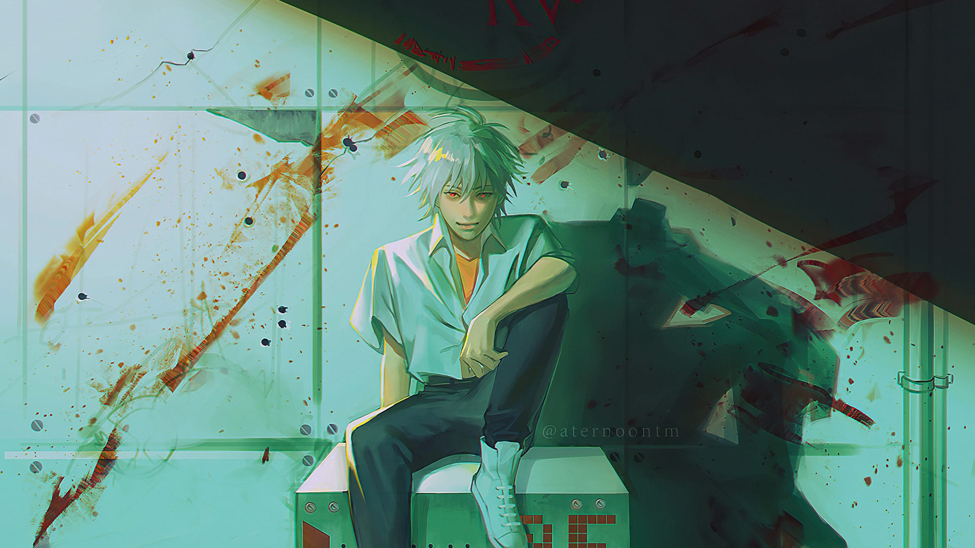 Teal Anime Wallpapers Wallpaper Cave