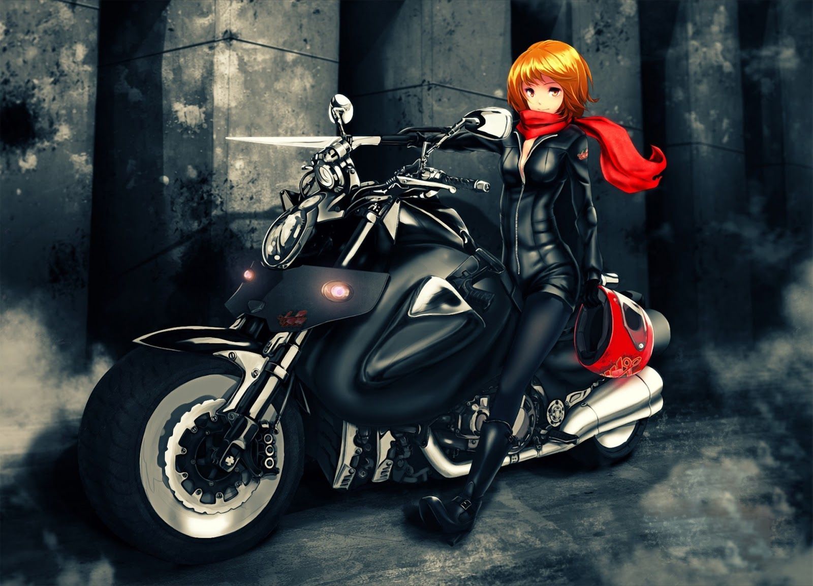 Anime Motorcycle Wallpapers Wallpaper Cave