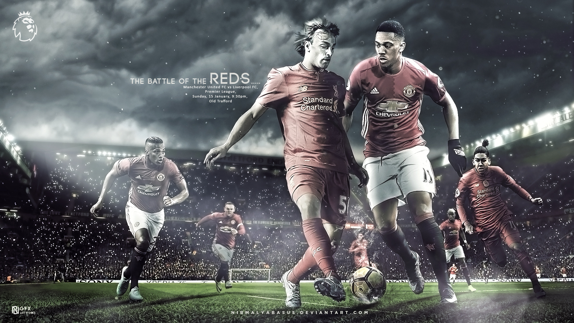 Manchester United Vs Liverpool Wallpapers Wallpaper Cave