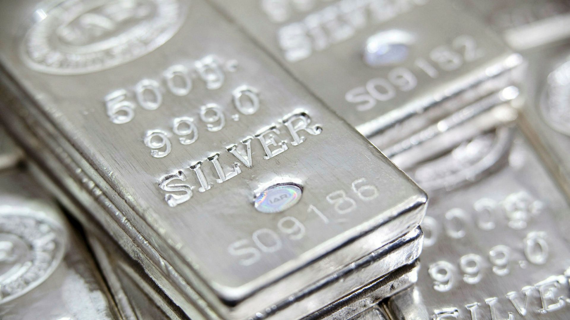 Silver Bars Wallpaper