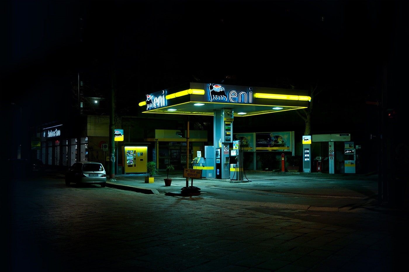 Neon Gas Station Wallpapers Wallpaper Cave