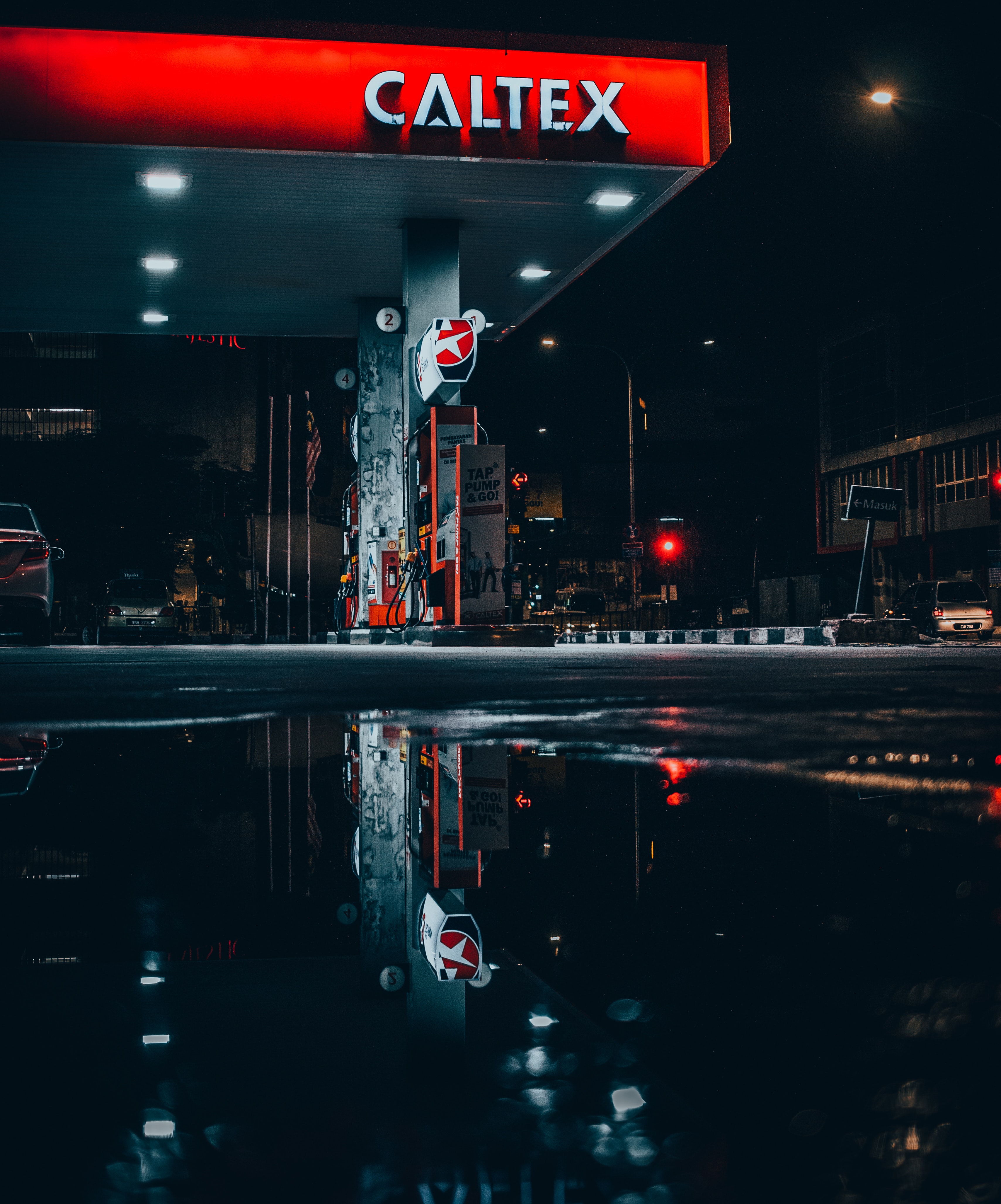 Neon Gas Station Wallpapers Wallpaper Cave