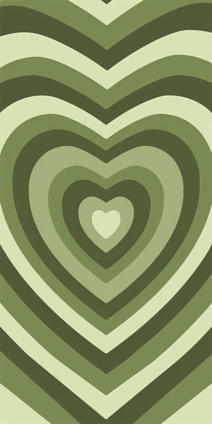 Sage Green Heart Wallpapers Wallpaper Cave