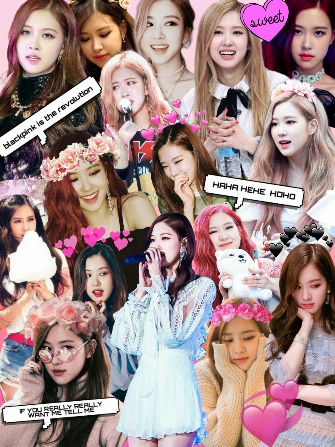 Blackpink Collage Wallpapers Wallpaper Cave
