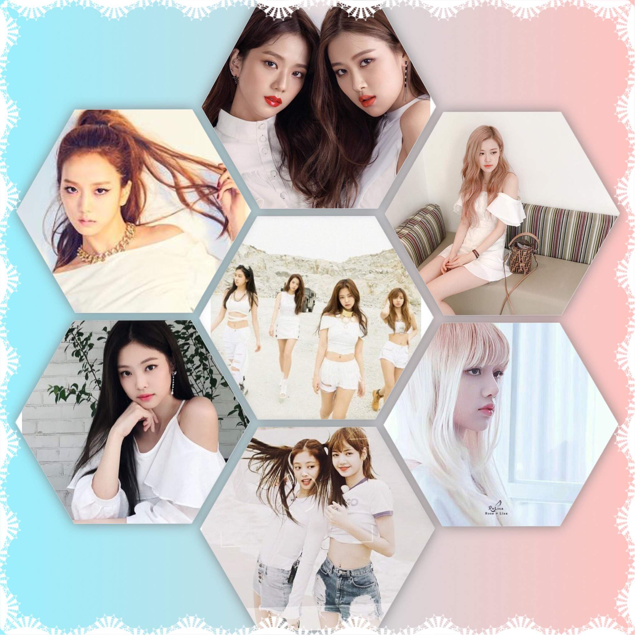 Blackpink Collage Wallpapers Wallpaper Cave