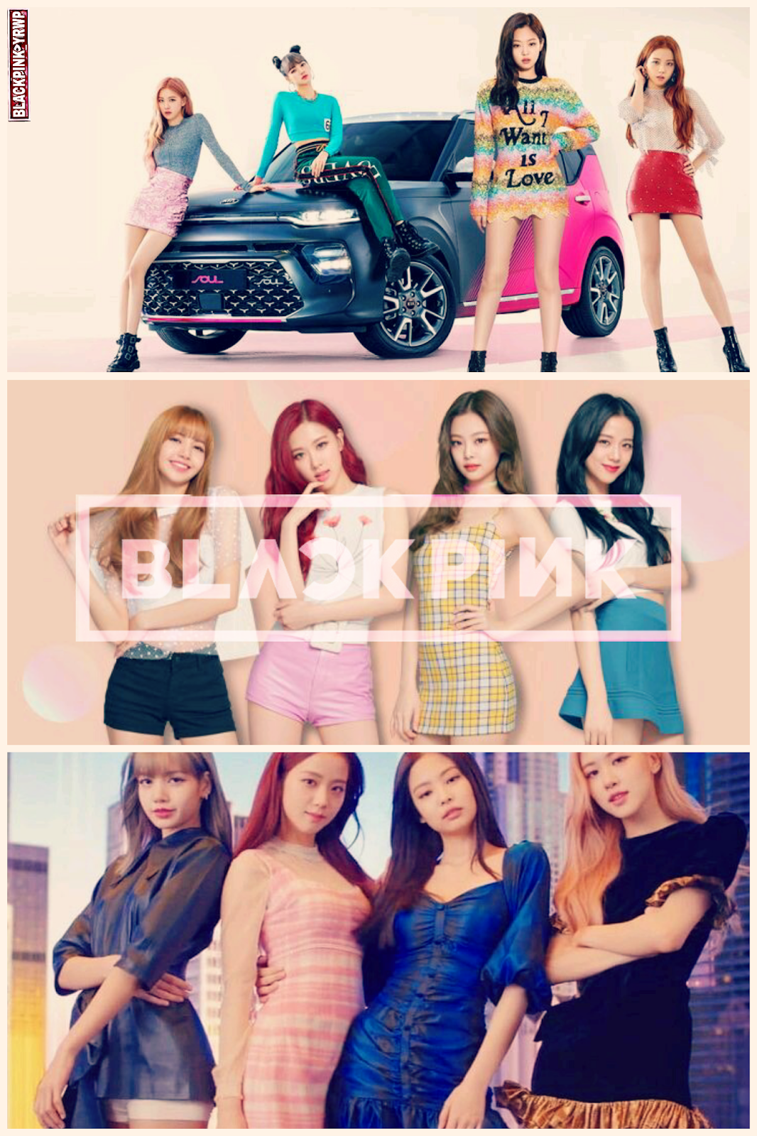 Blackpink Collage Wallpapers Wallpaper Cave