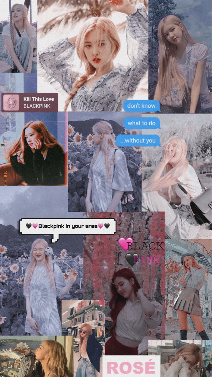 Blackpink Collage Wallpapers Wallpaper Cave