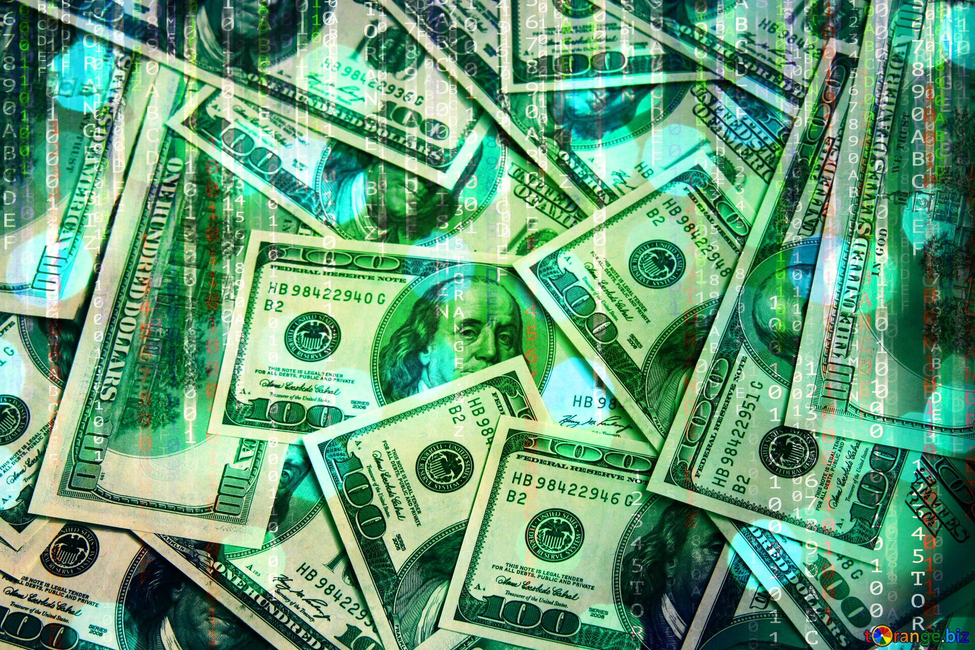 Green Money Background