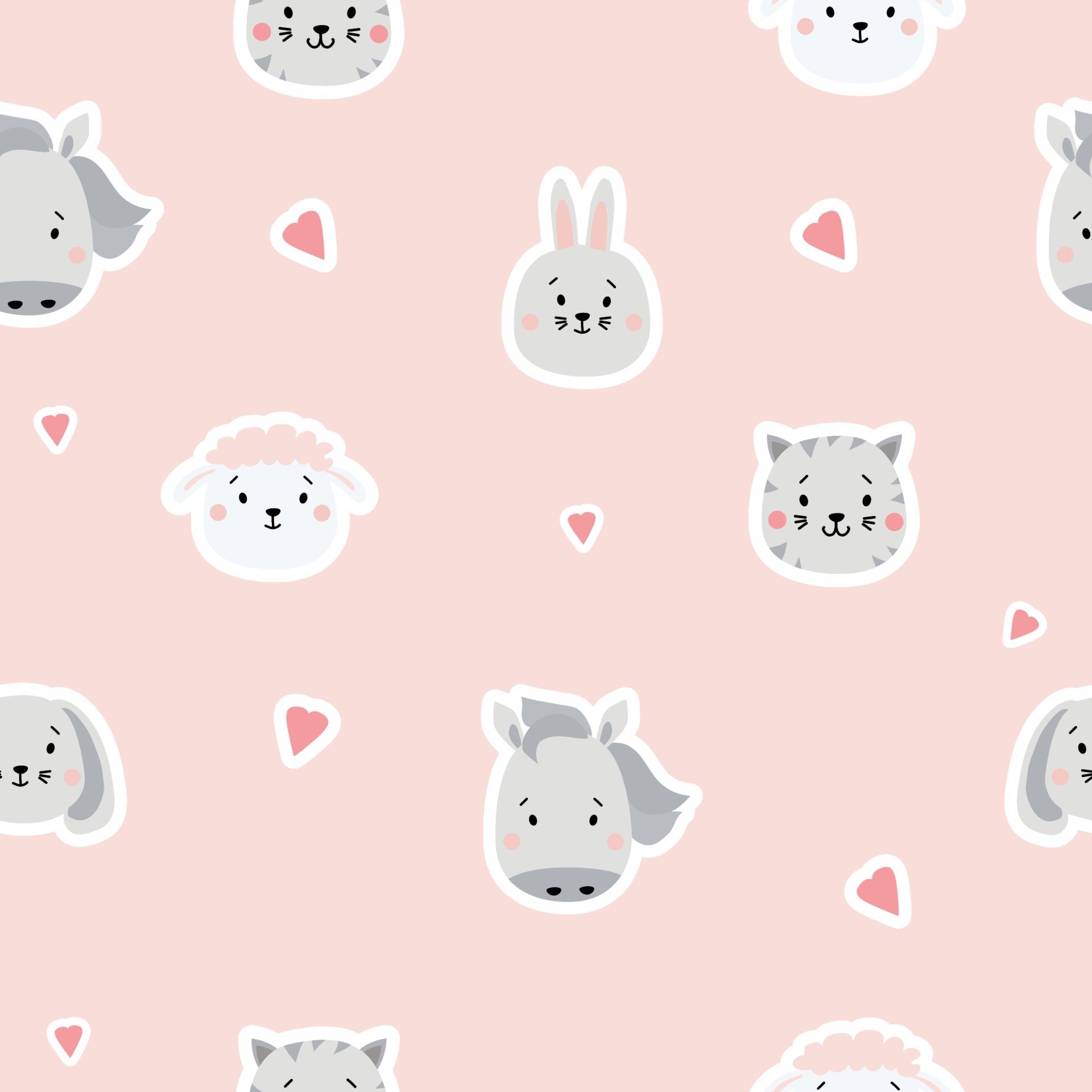Cute Stickers Wallpapers Wallpaper Cave