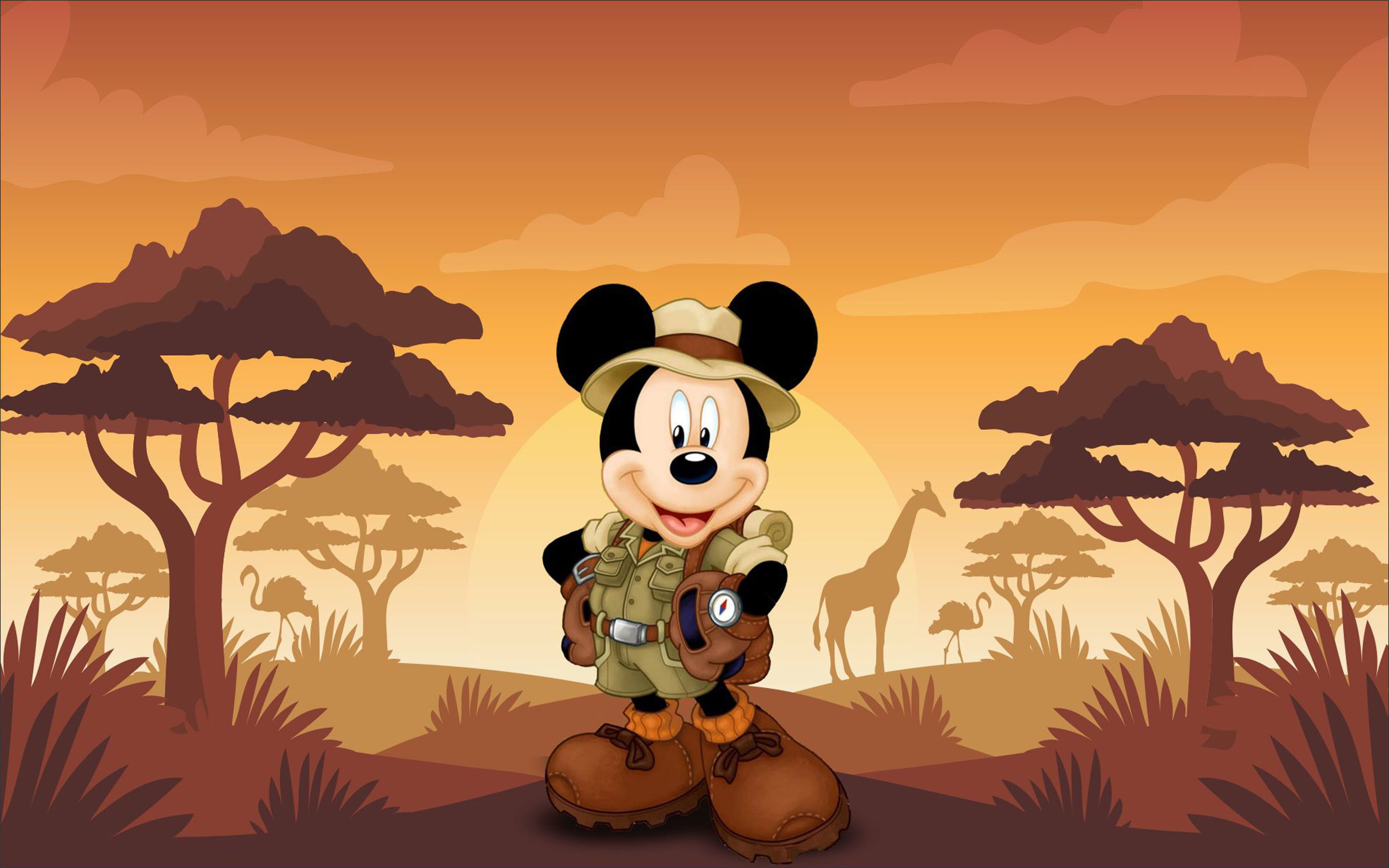 Mickey Safari Wallpapers Wallpaper Cave