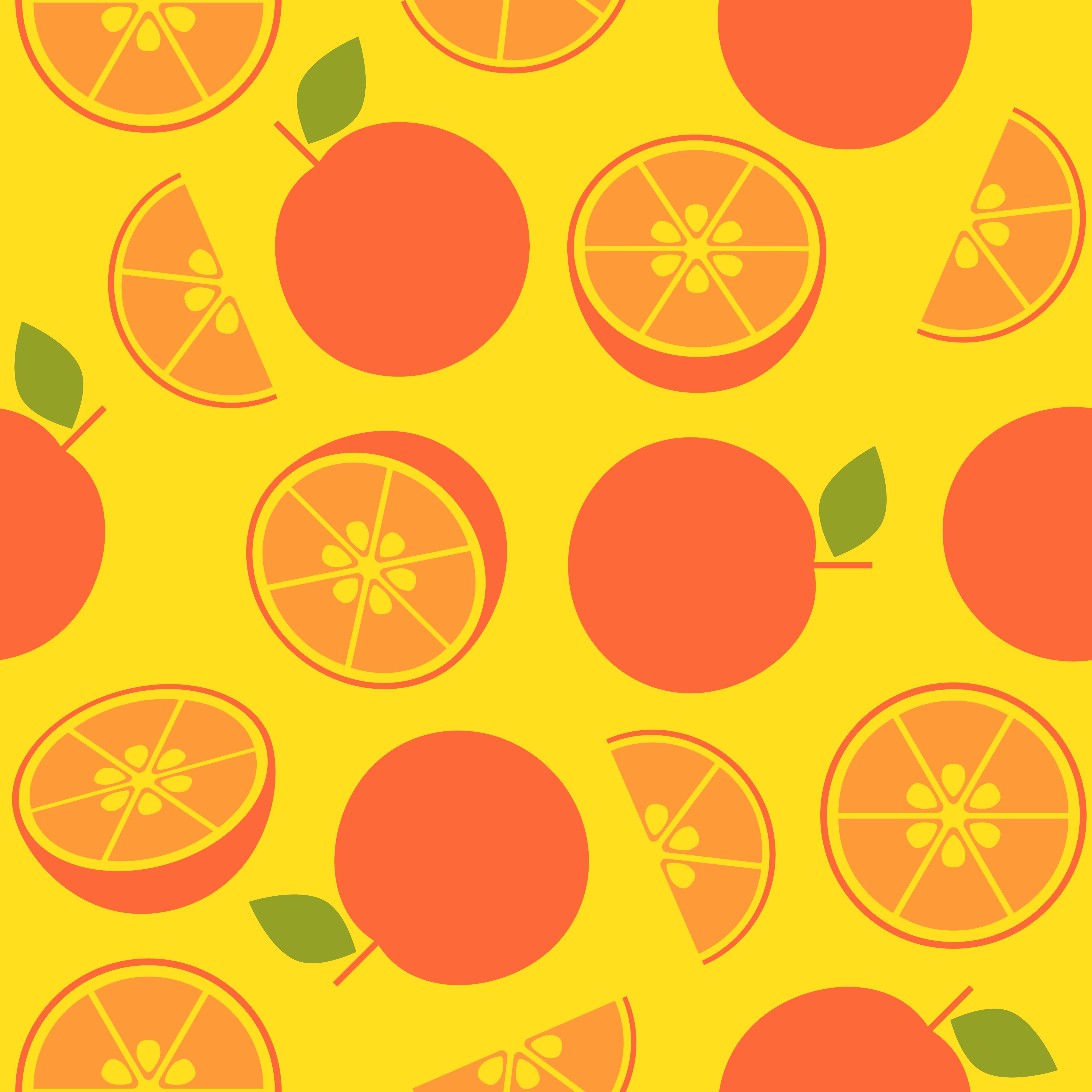 Orange Pattern Wallpapers Wallpaper Cave