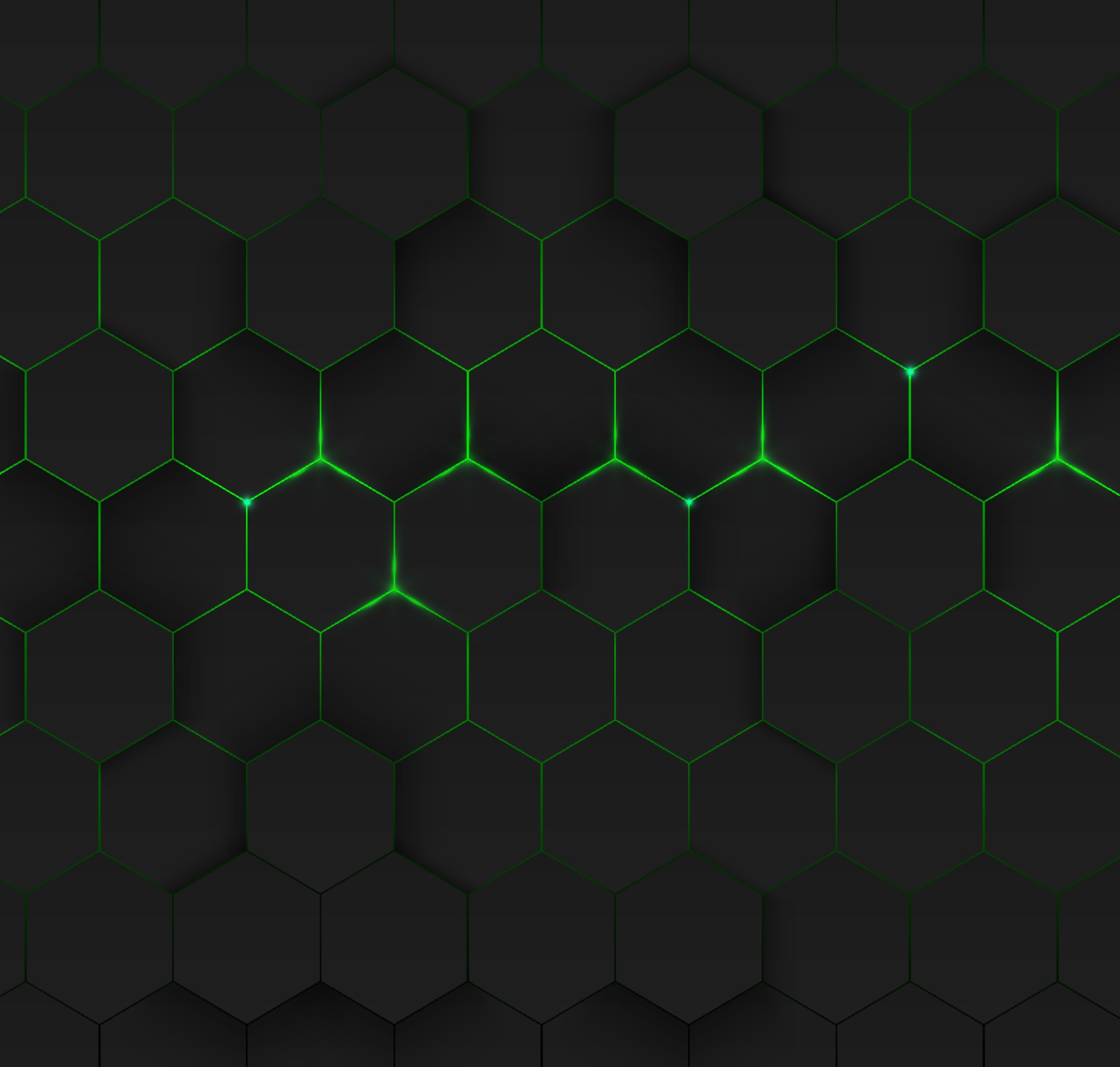 Green Hexagon Wallpapers Wallpaper Cave