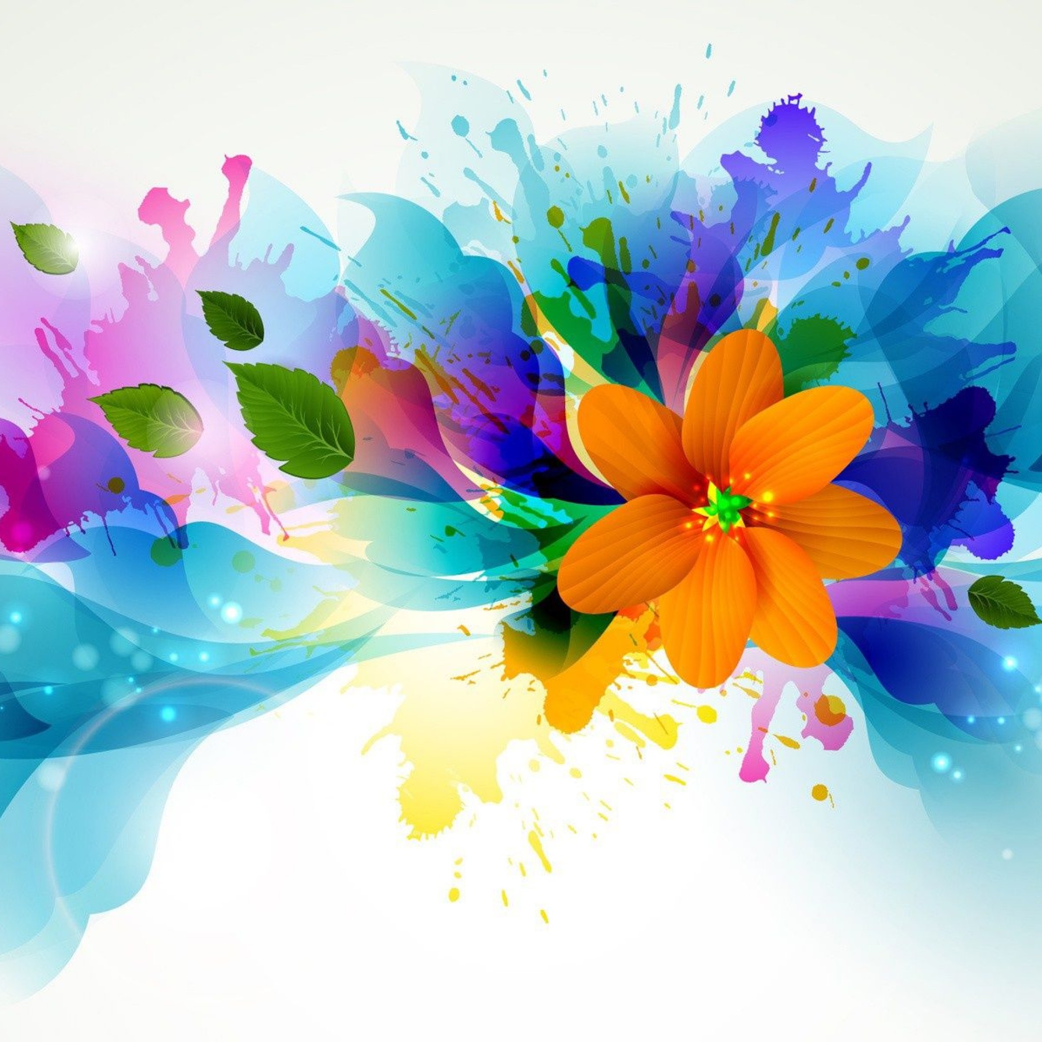 Floral Art Wallpapers Wallpaper Cave