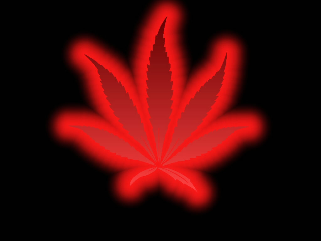 Red Neon Weed Wallpapers Wallpaper Cave