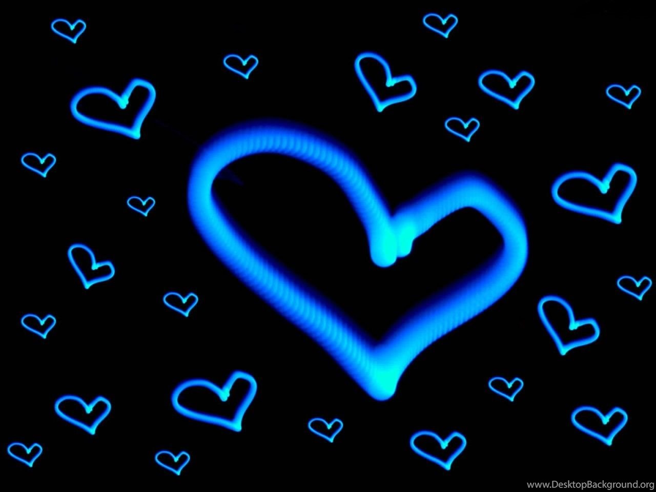 Blue Heart Aesthetic Wallpapers Wallpaper Cave