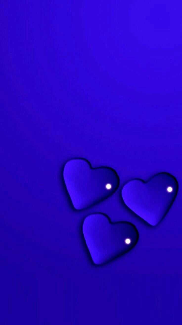 Blue Heart Aesthetic Wallpapers Wallpaper Cave