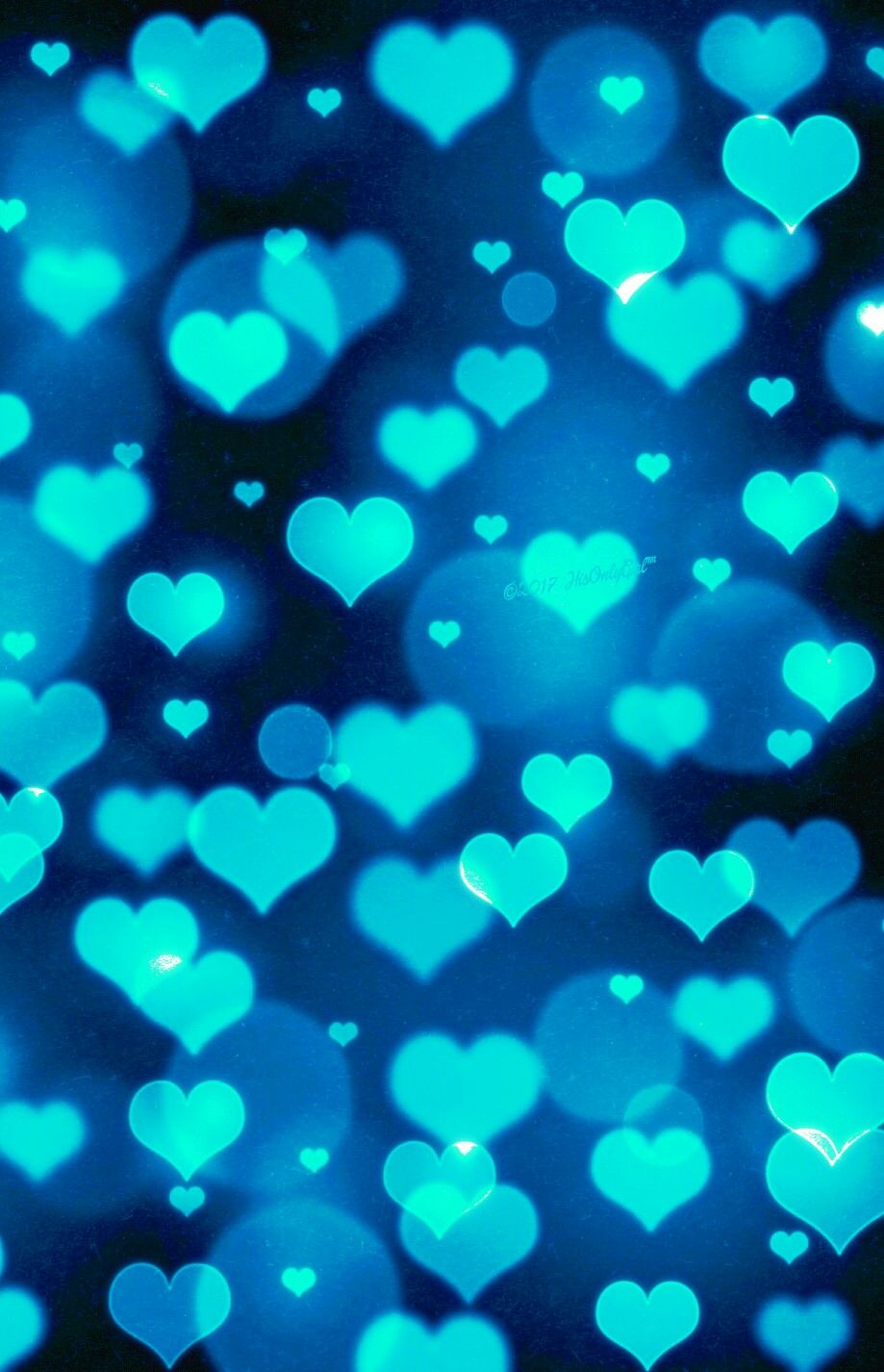 Blue Heart Aesthetic Wallpapers Wallpaper Cave