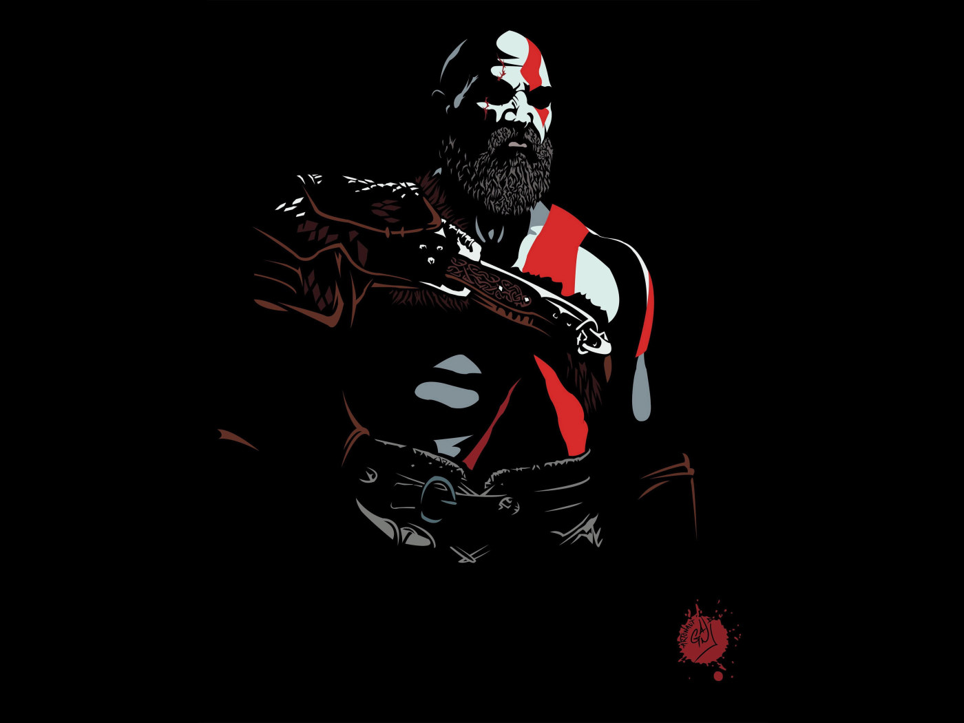 God Of War Black Wallpapers Wallpaper Cave