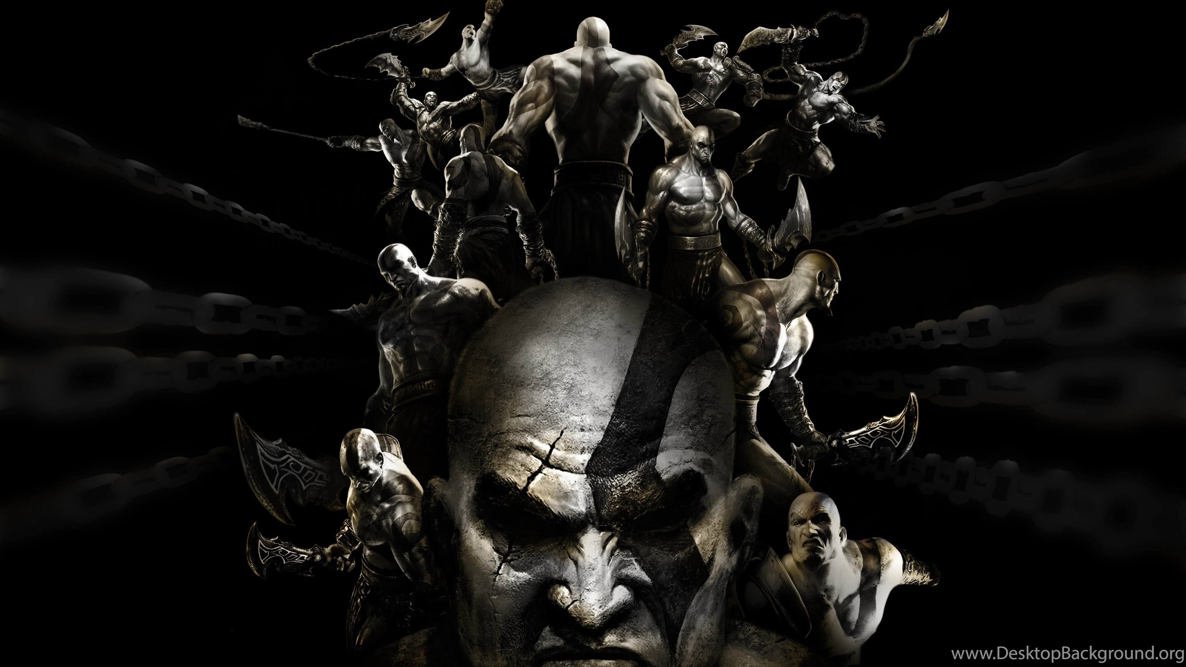 God Of War Black Wallpapers Wallpaper Cave