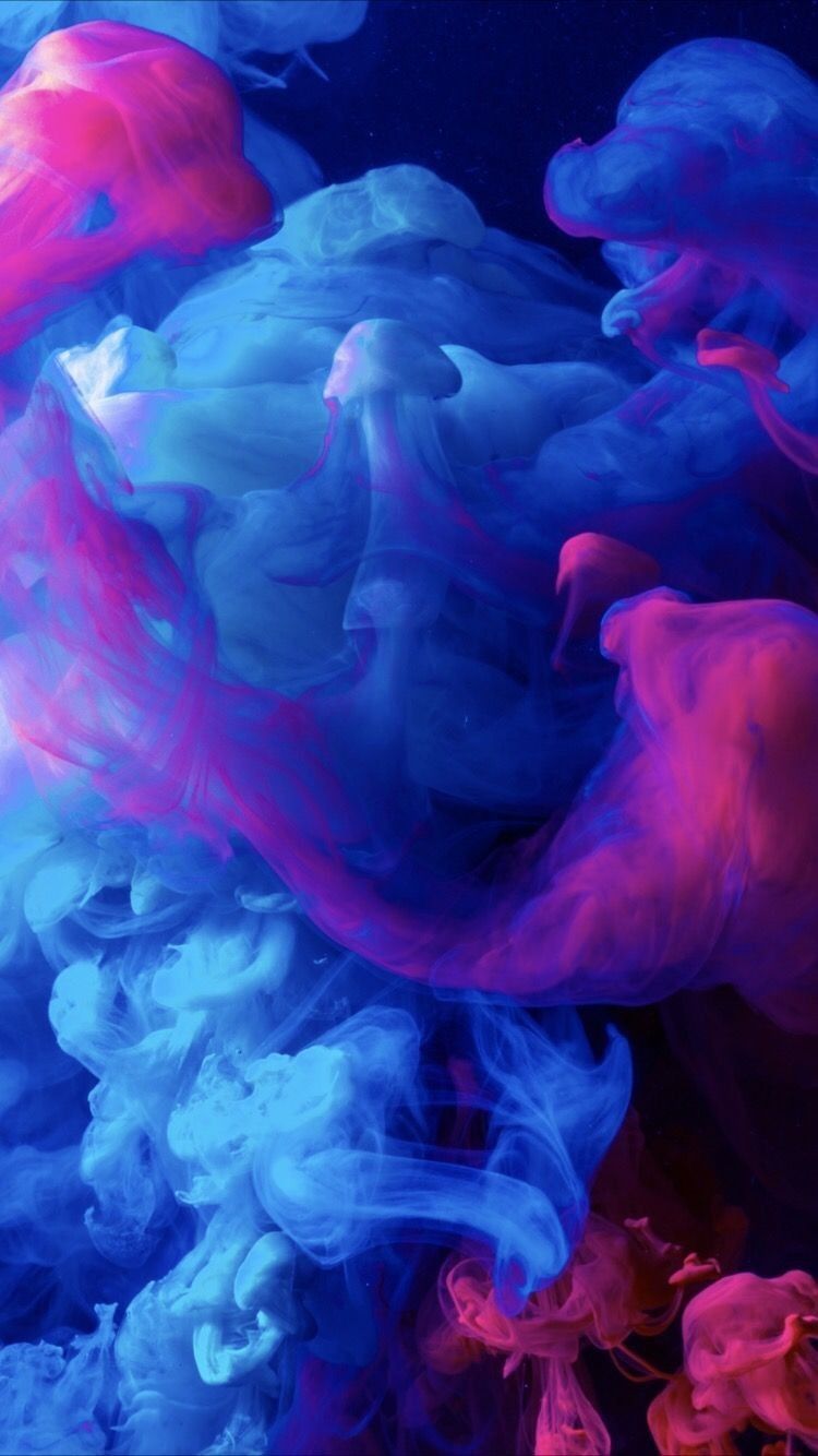 Red And Blue Smoke Wallpapers Wallpaper Cave