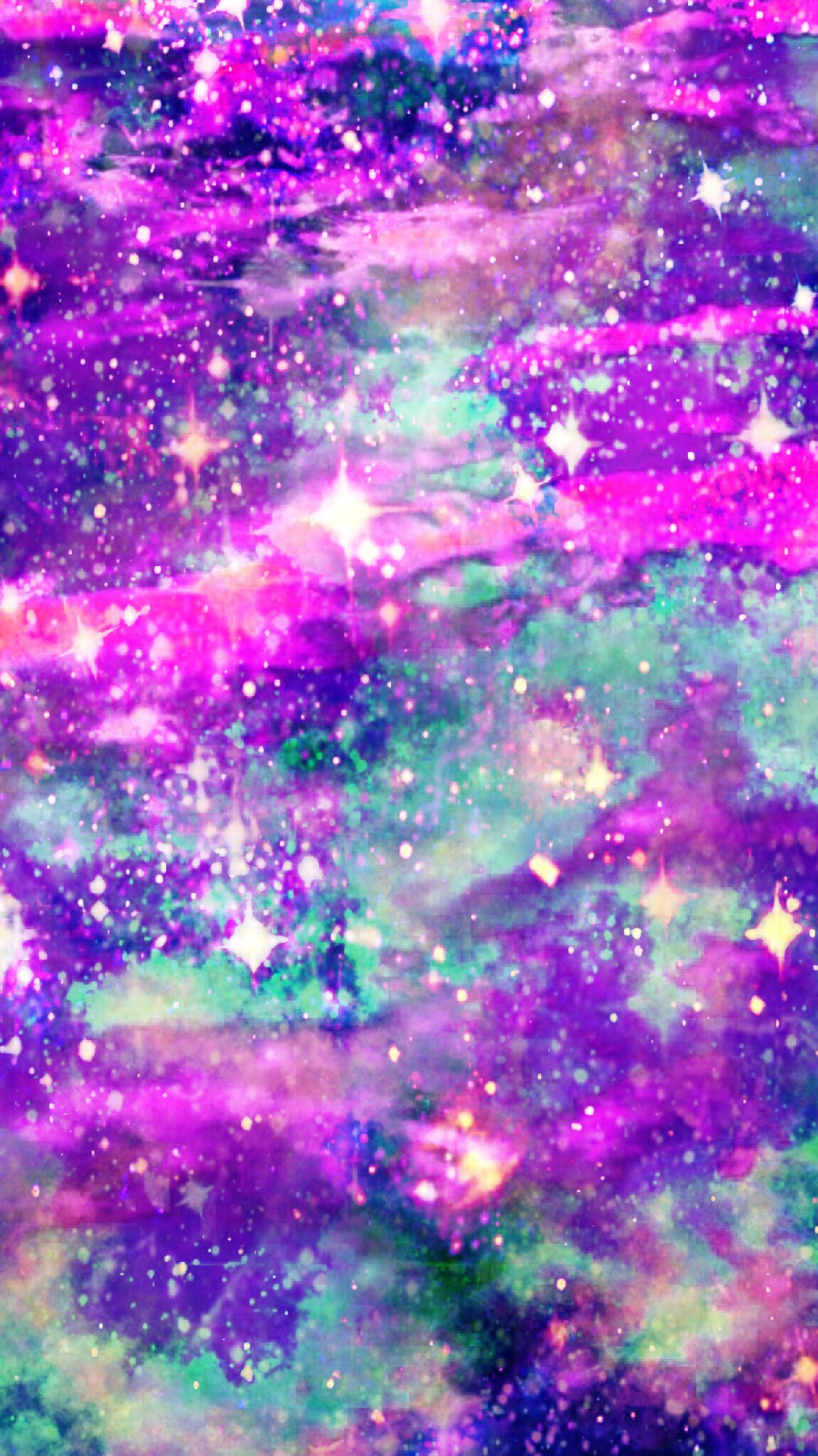 Blue And Pink Sparkles Wallpapers Wallpaper Cave