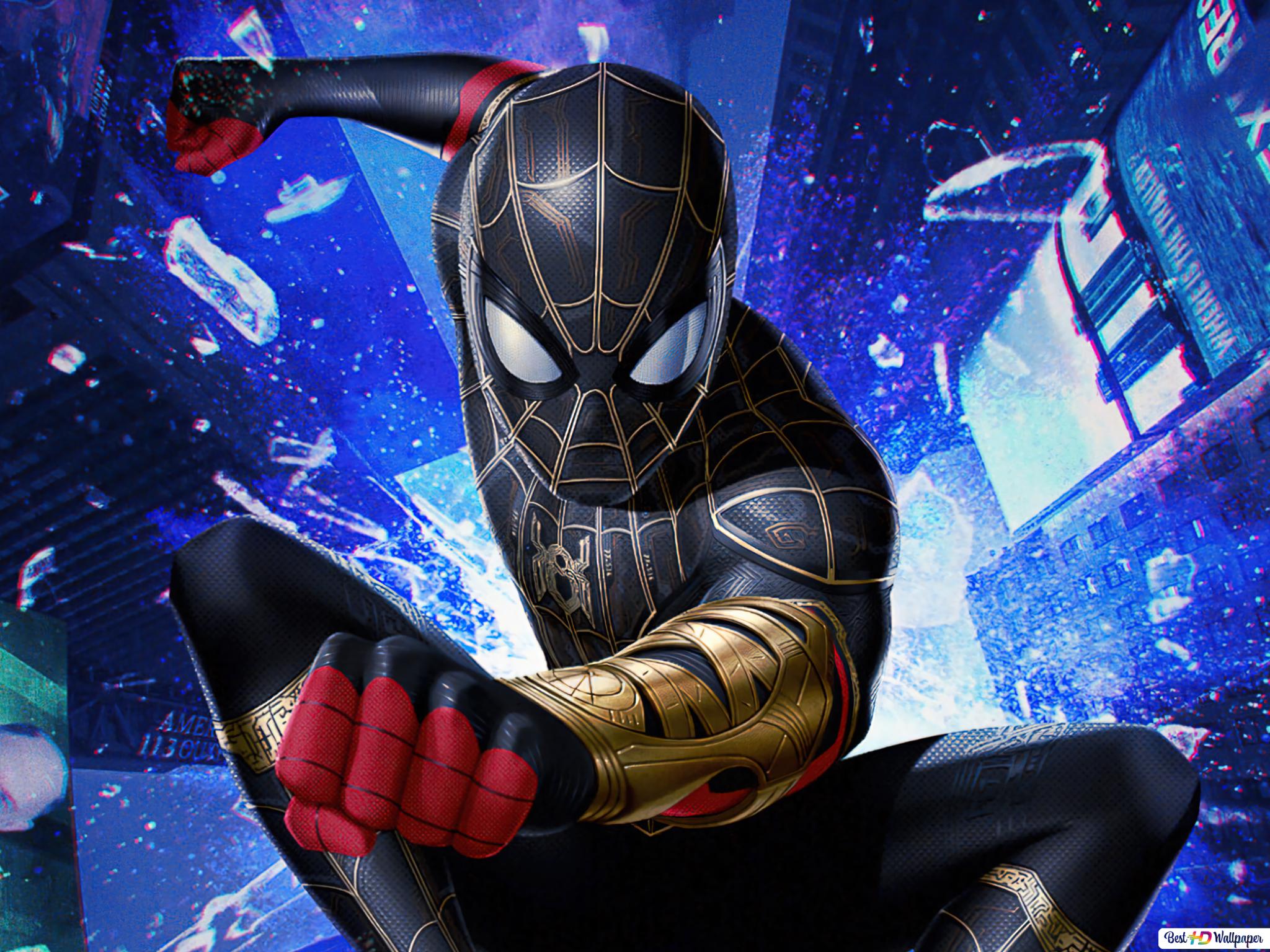 Gold Spider Man